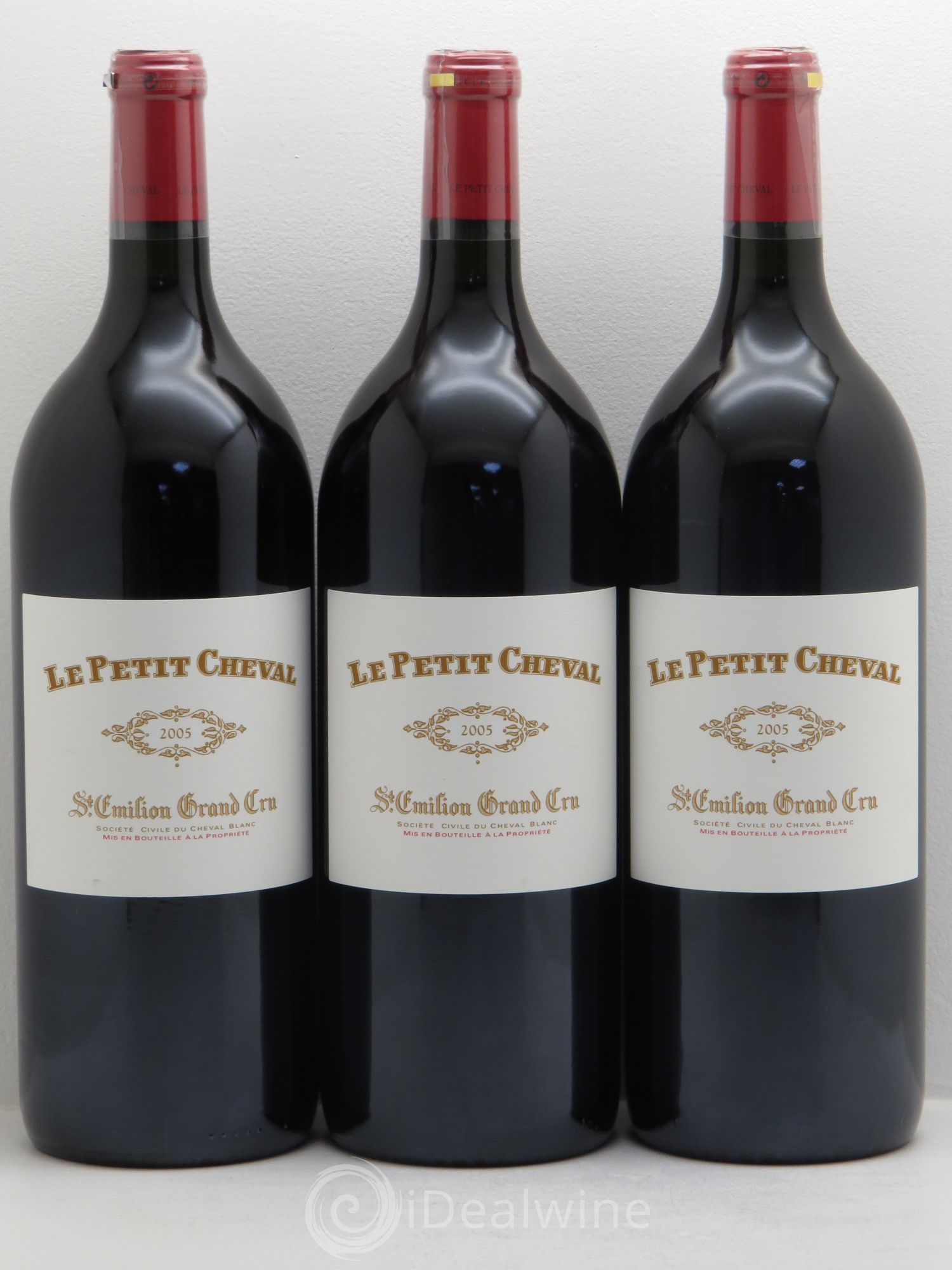 Le Petit Cheval Second Vin 2005 - Lot de 3 magnums - 0
