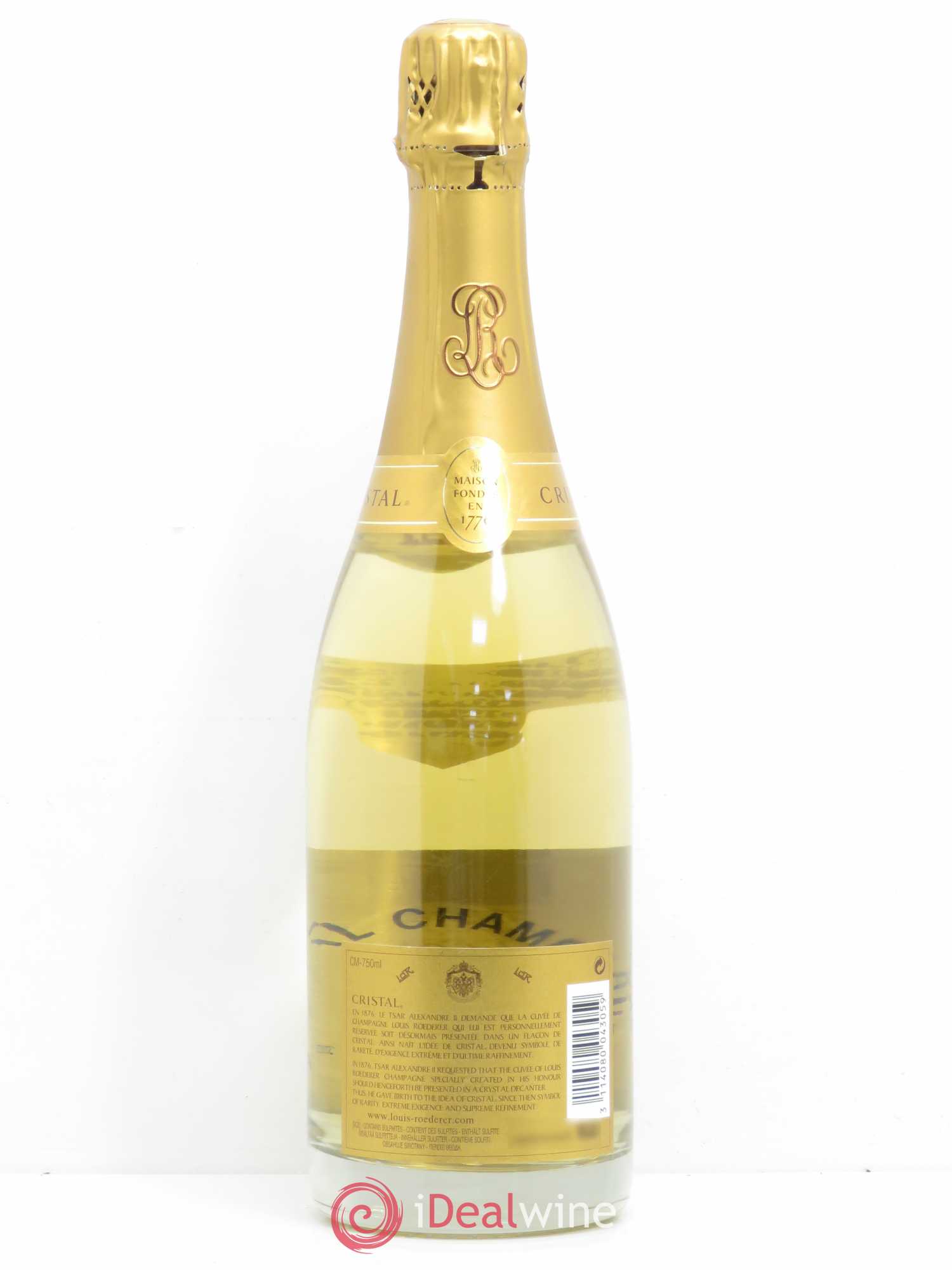 Cristal Louis Roederer 2007 - Lot de 1 bouteille - 1