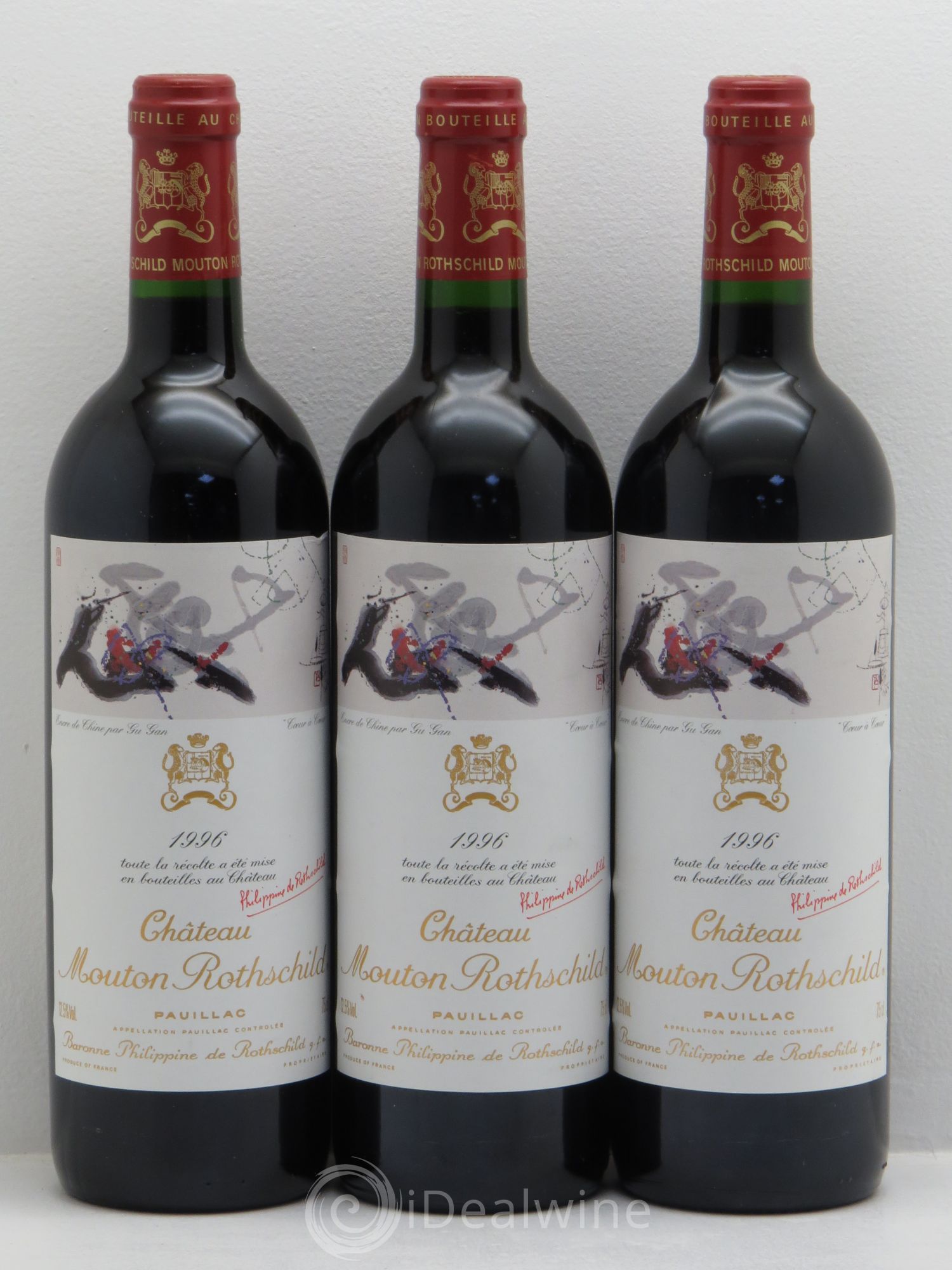 Château Mouton Rothschild 1er Grand Cru Classé 1996 - Lot de 6 bouteilles - 2