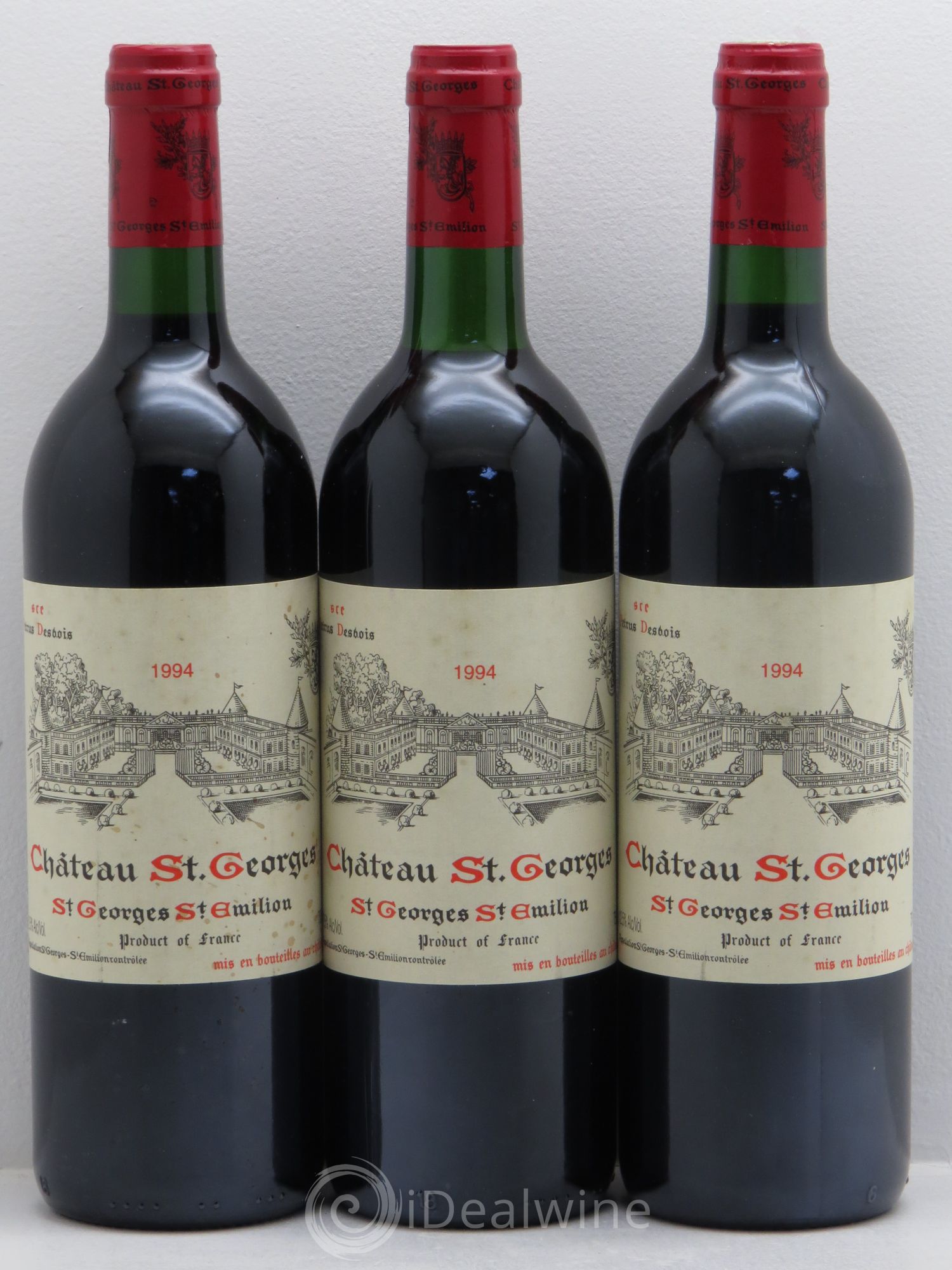 Château Saint-Georges 1994 - Lot de 3 bouteilles - 0
