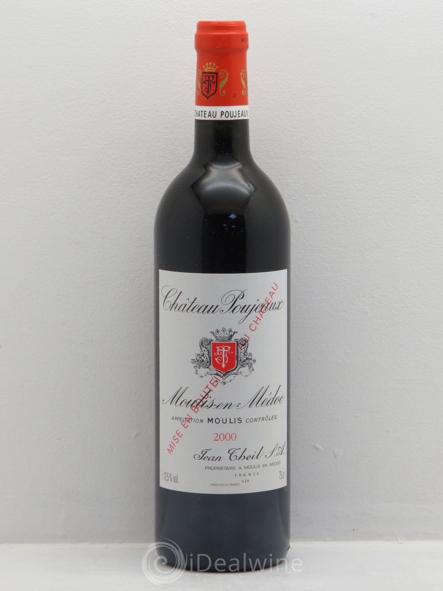 Château Poujeaux 2000 - Lot de 12 bouteilles - 0