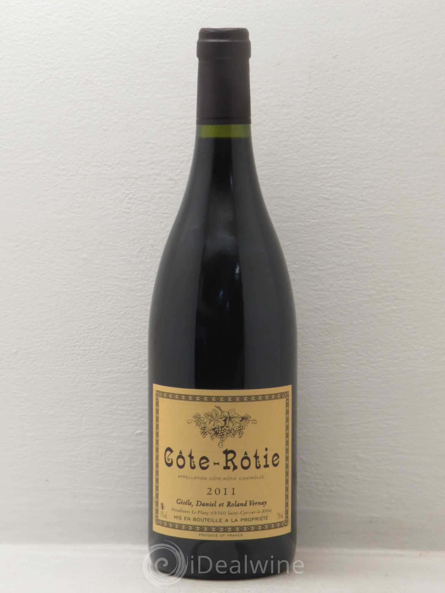 Côte-Rôtie Gisele Daniel Roland Vernay 2011 - Lot de 1 bouteille - 0