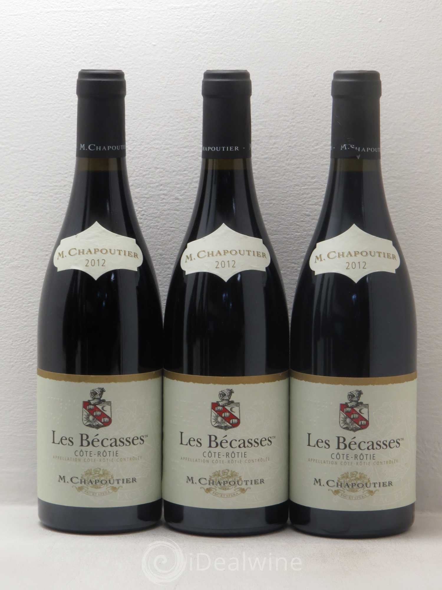 Côte-Rôtie Les Bécasses Chapoutier 2012 - Lot de 6 bouteilles - 1