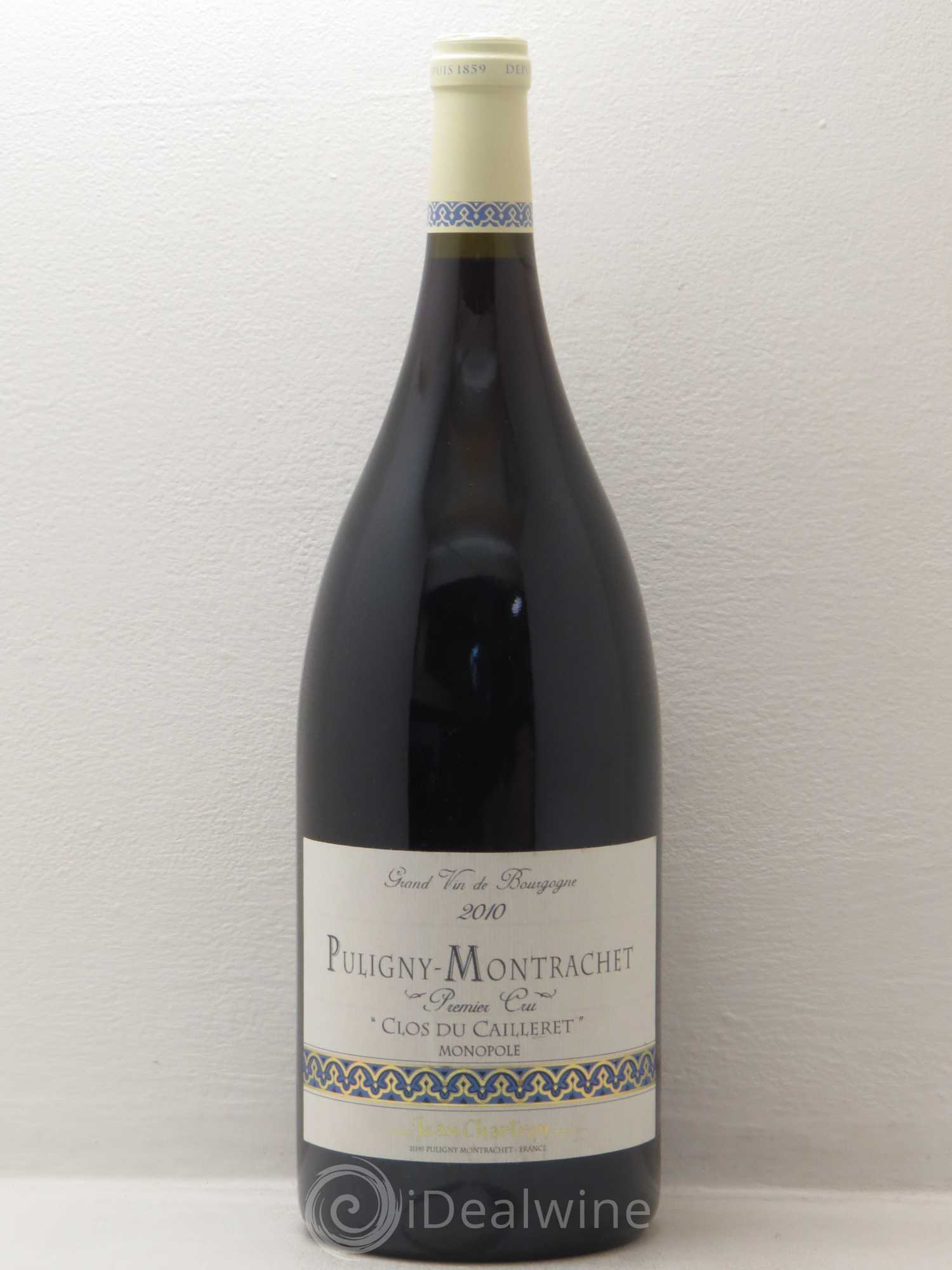 Bourgogne Puligny-Montrachet 1er Cru Clos du cailleret Jean Chartron (Domaine) 2010 - Posten von 1 Magnum - 0