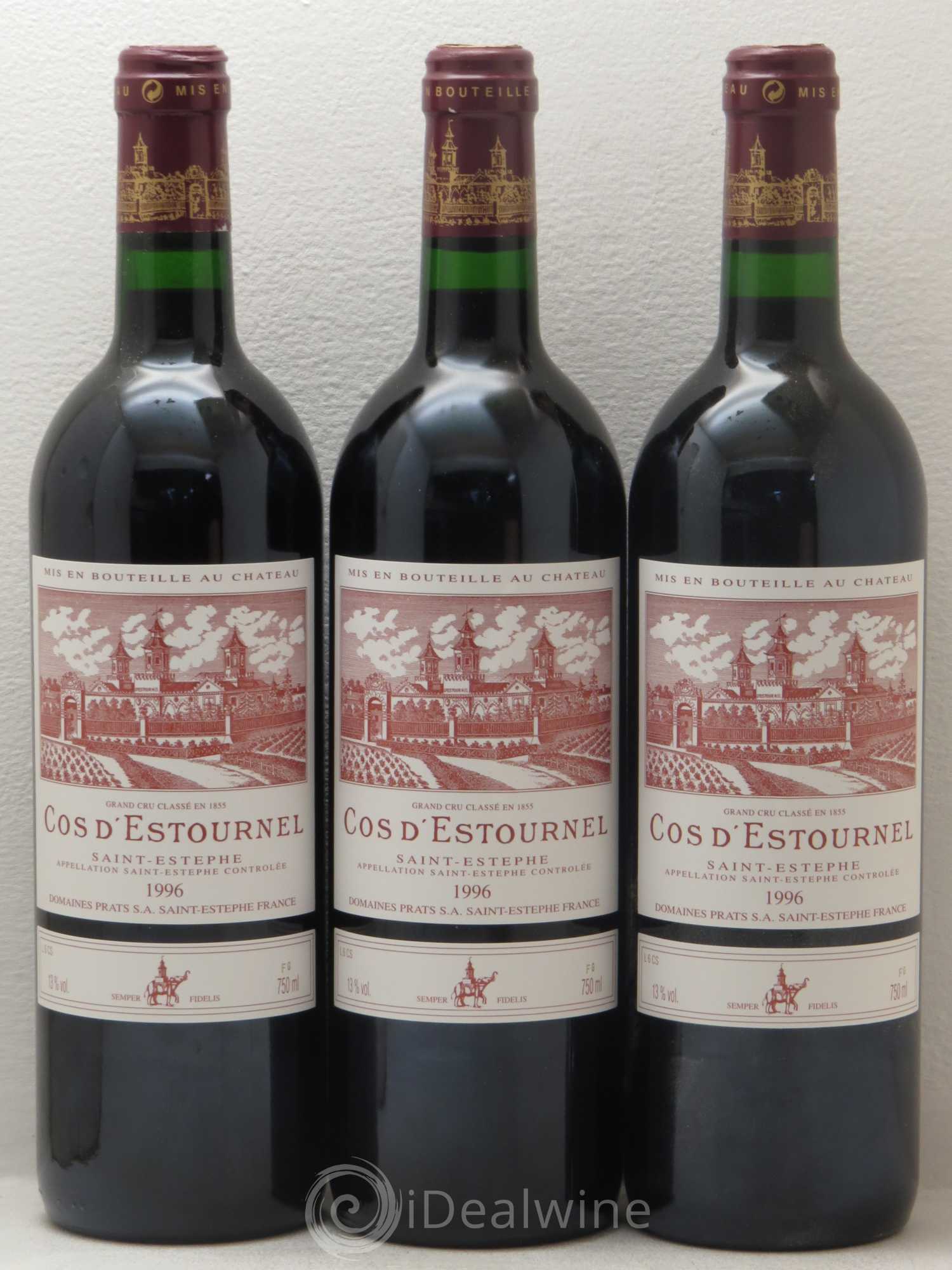 Cos d'Estournel 2ème Grand Cru Classé 1996 - Lot de 12 bouteilles - 2