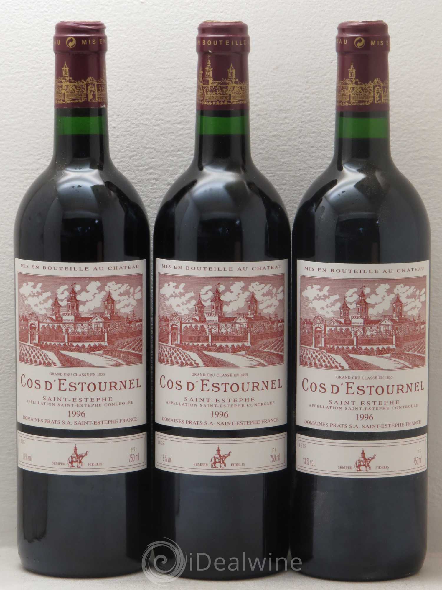 Cos d'Estournel 2ème Grand Cru Classé 1996 - Lot de 12 bouteilles - 3