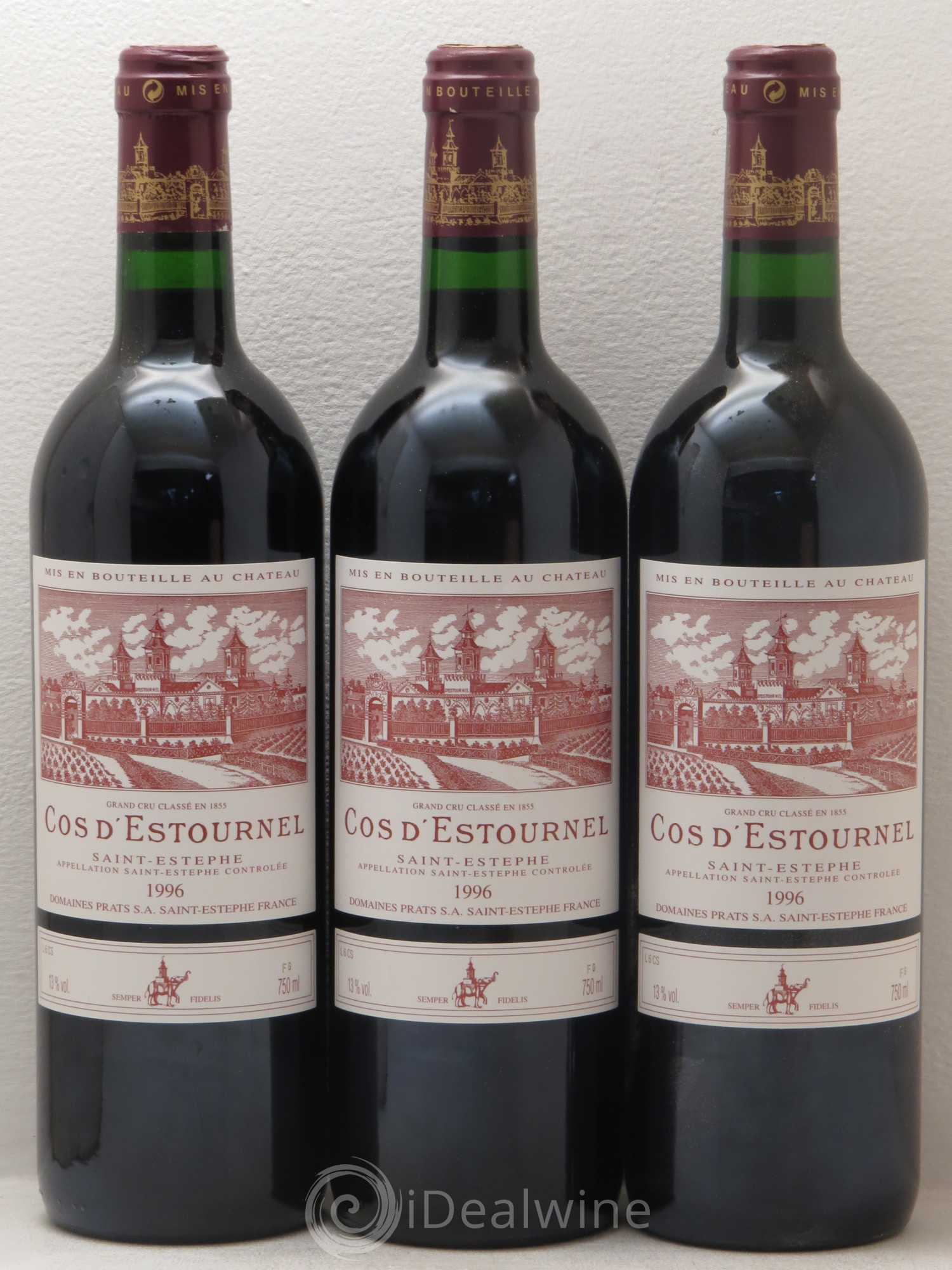 Cos d'Estournel 2ème Grand Cru Classé 1996 - Lot de 12 bouteilles - 4