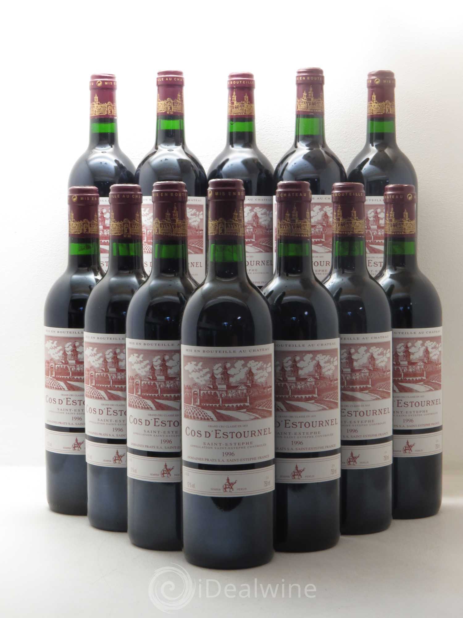 Cos d'Estournel 2ème Grand Cru Classé 1996 - Lot de 12 bouteilles - 0
