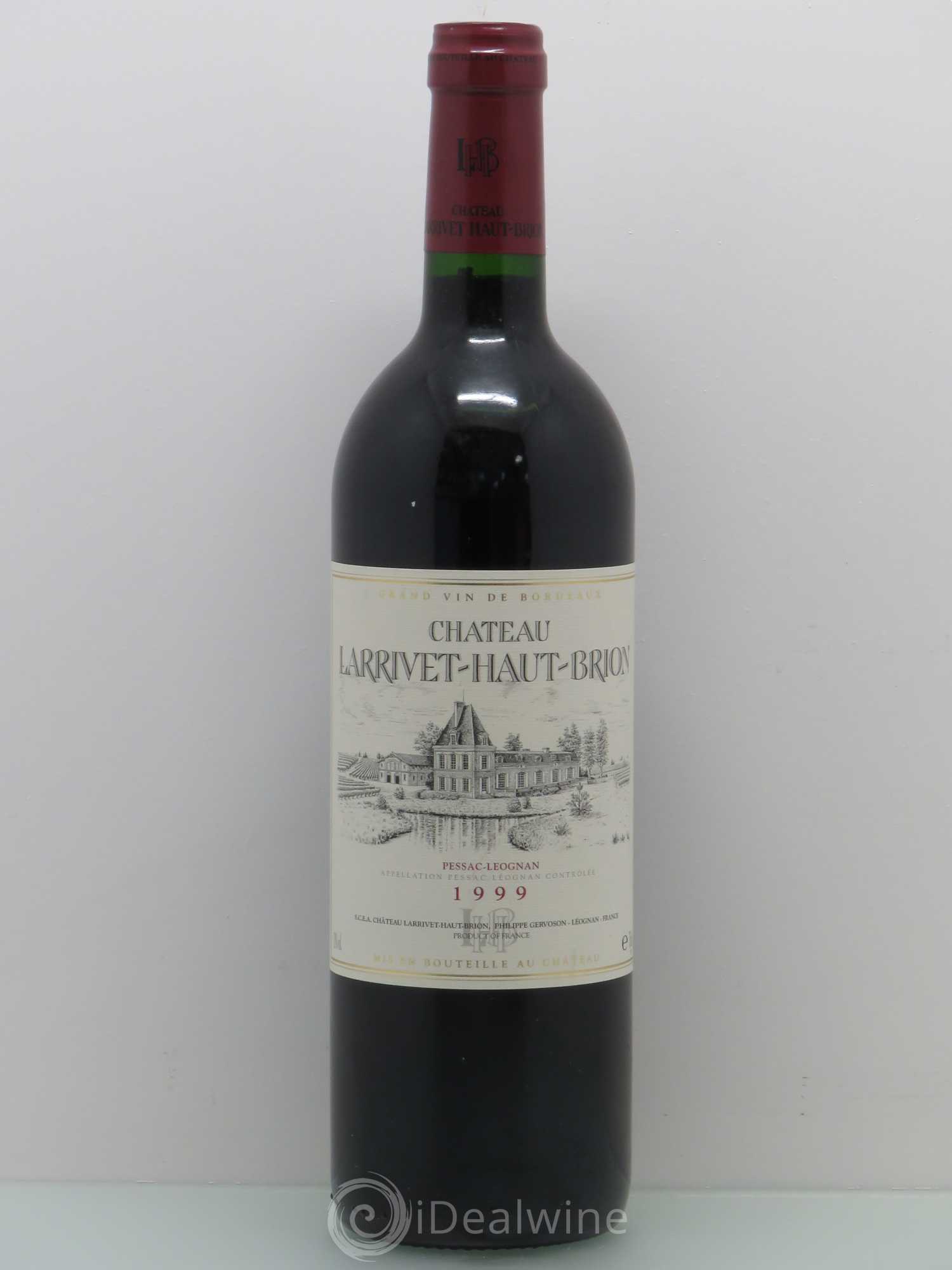 Château Larrivet Haut-Brion 1999 - Lot de 1 bouteille - 0