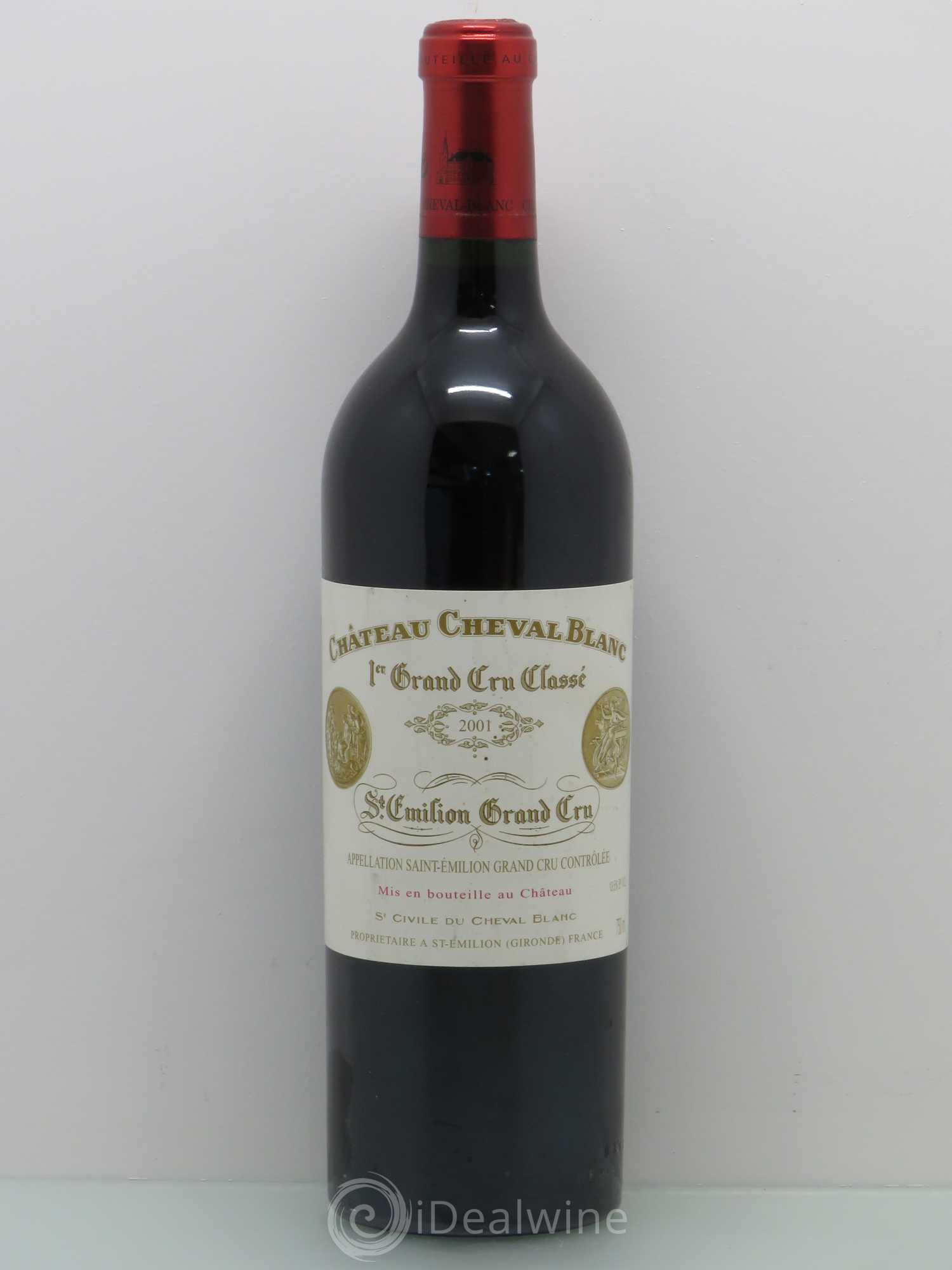 Château Cheval Blanc 1er Grand Cru Classé A 2001 - Lot de 1 bouteille - 0
