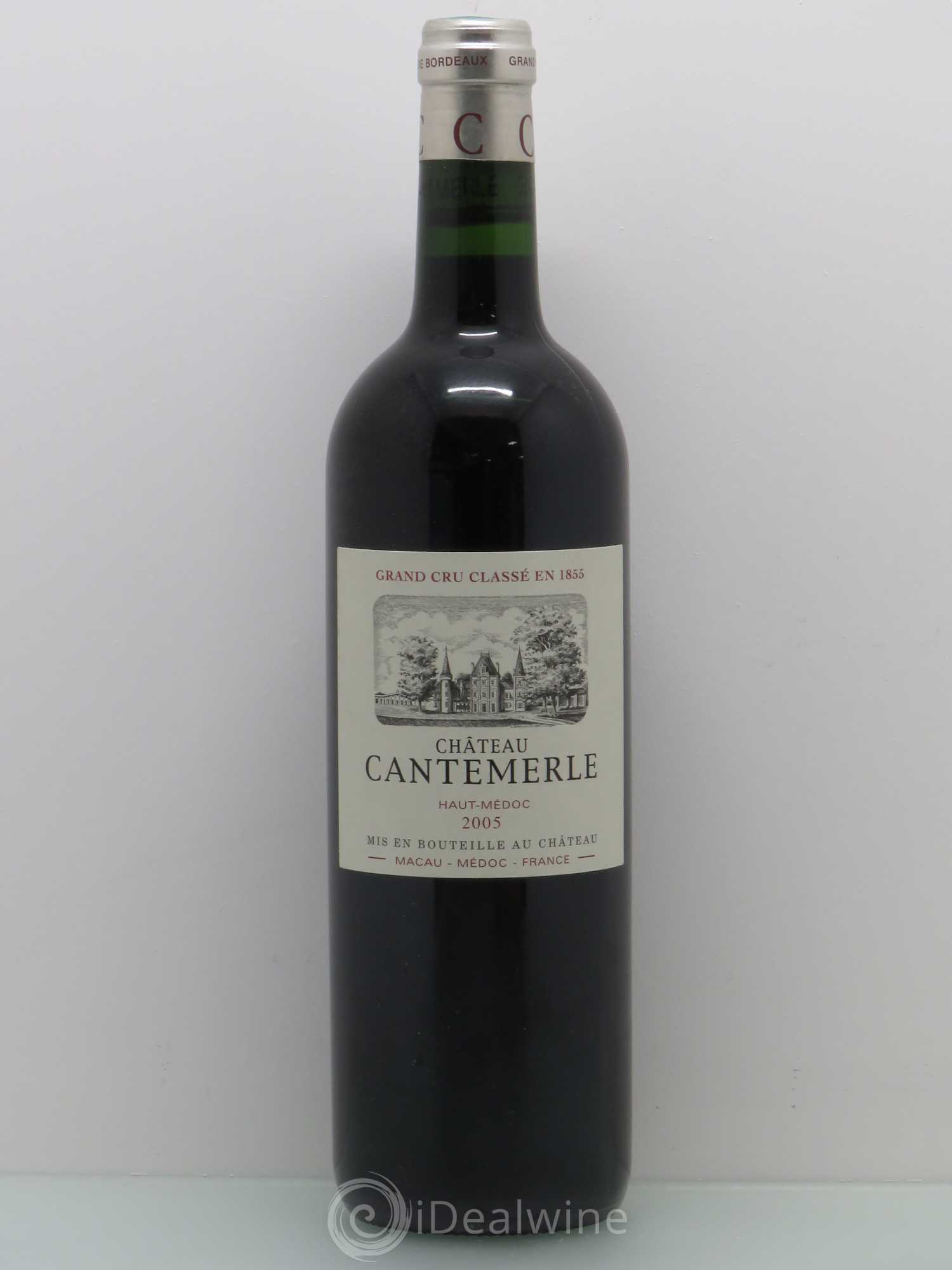 Château Cantemerle 5ème Grand Cru Classé 2005 - Lot de 1 bouteille - 0