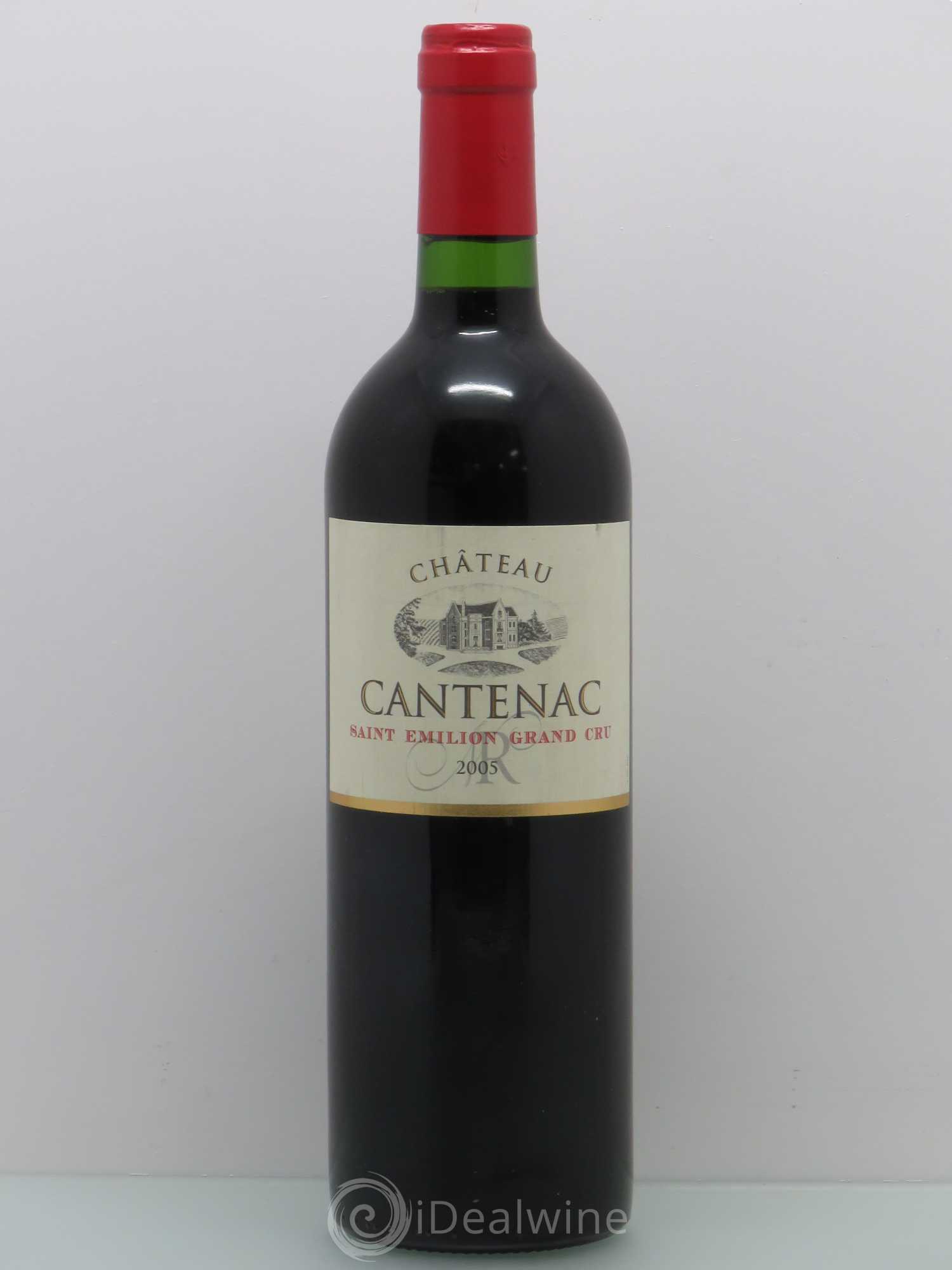 Saint-Émilion Château Cantenac 2005 - Lot de 1 bouteille - 0