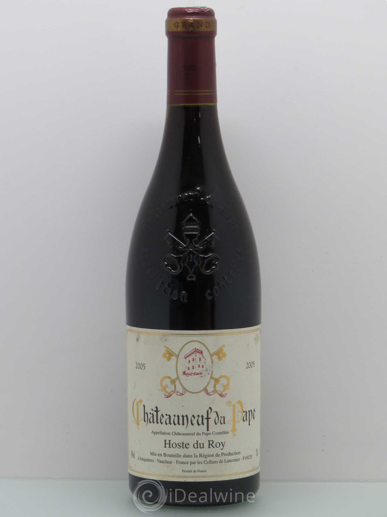 Châteauneuf-du-Pape Hoste du Roy 2005 - Lot de 1 bouteille - 0