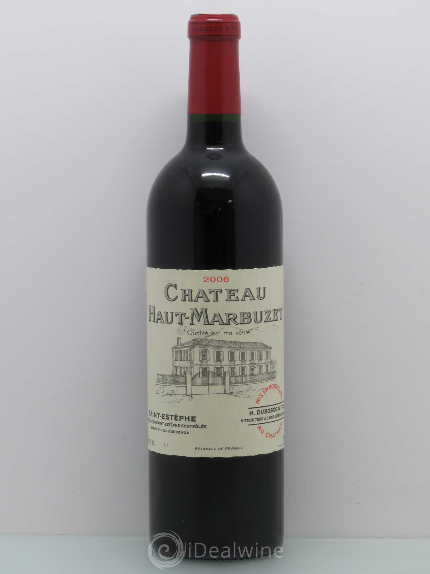 Château Haut Marbuzet 2006 - Lot de 1 bouteille - 0