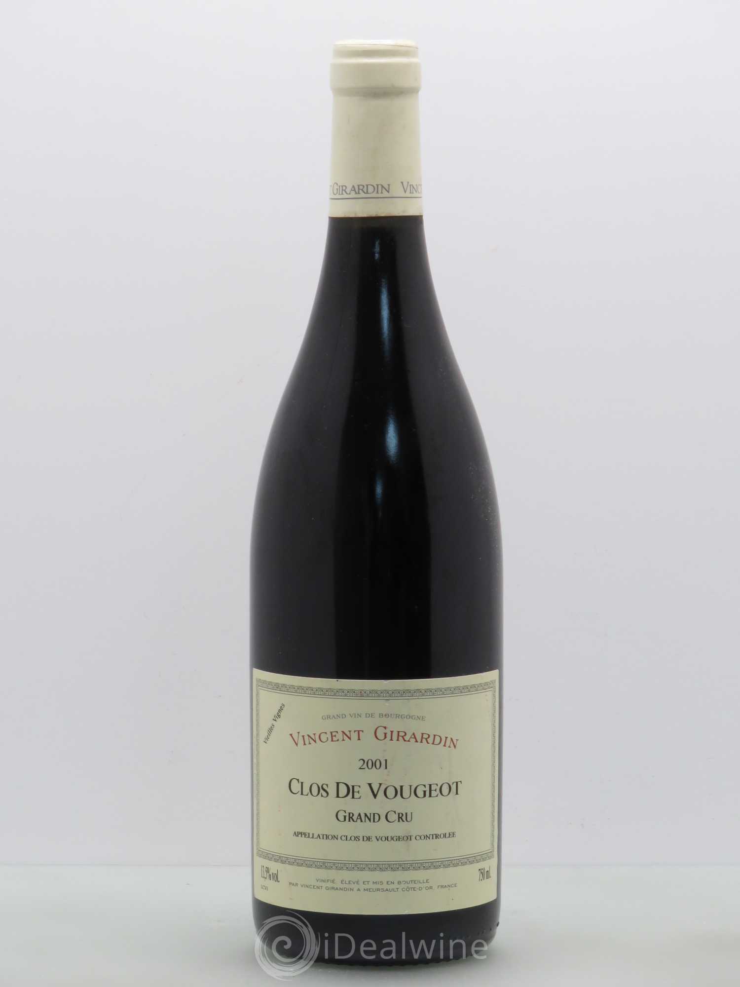 Clos de la Roche Grand Cru Vincent Girardin (Domaine) Clos vougeot 2001 - Lot de 1 bouteille - 0