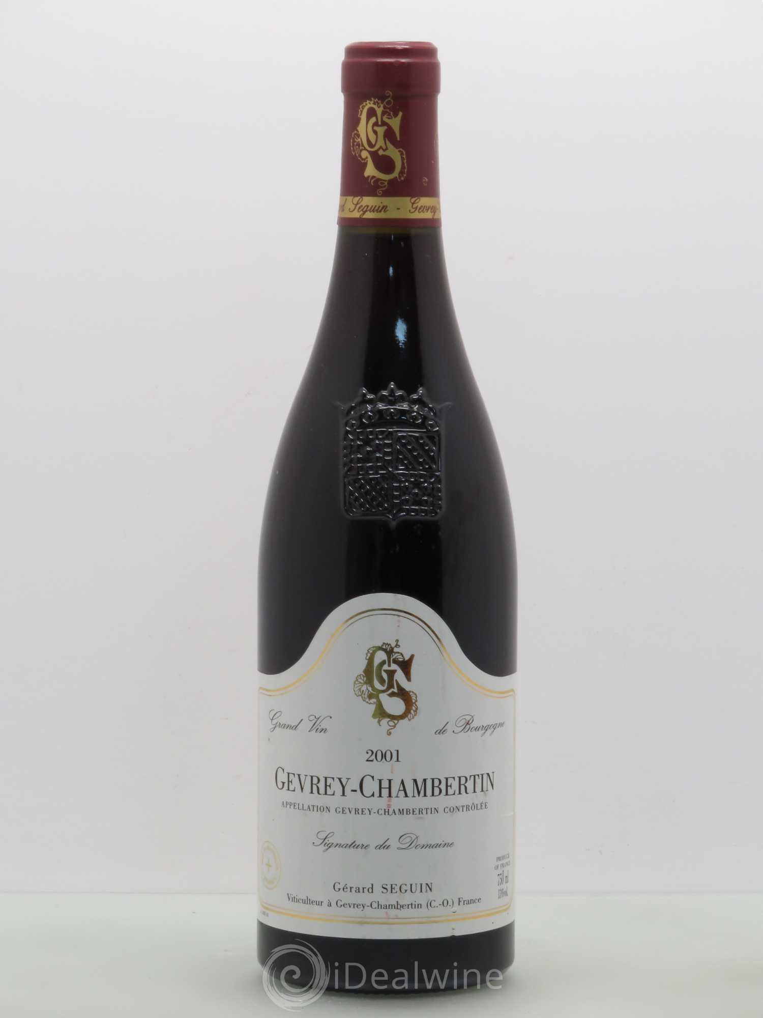 Gevrey-Chambertin Gérard Seguin 2001 - Posten von 1 Flasche - 0