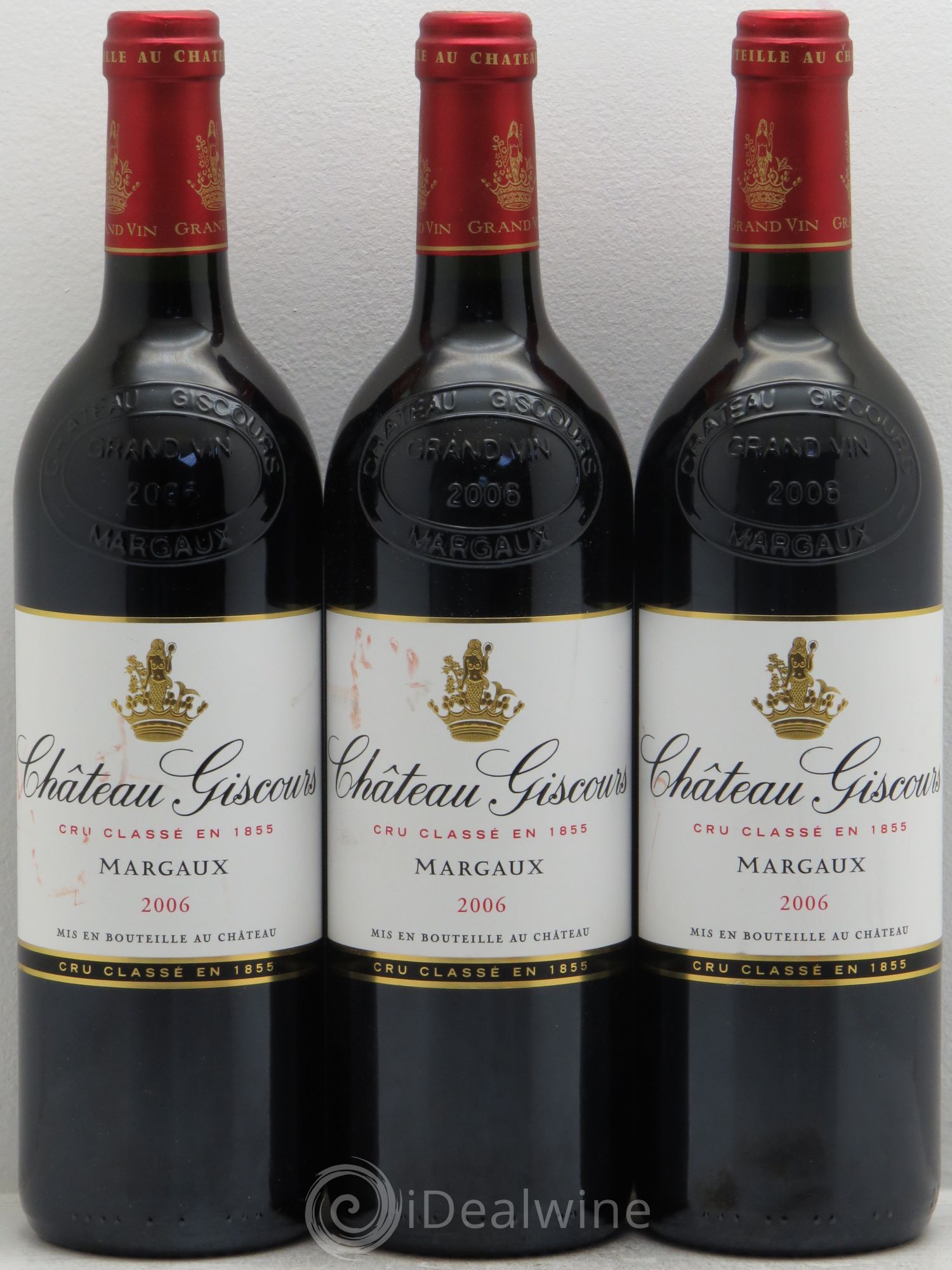 Château Giscours 3ème Grand Cru Classé 2006 - Lot de 3 bouteilles - 0