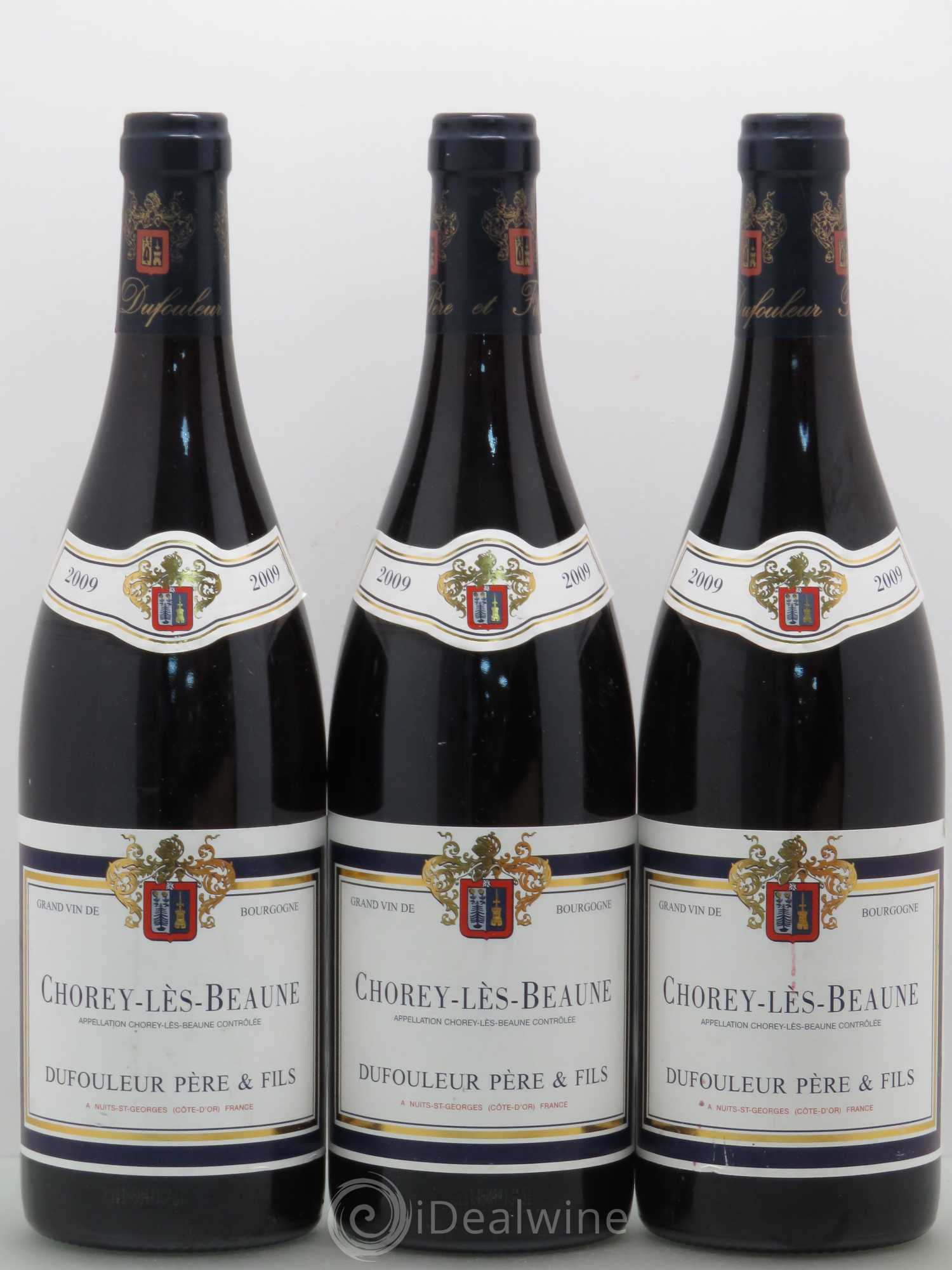 Chorey-lès-Beaune Maison Dufouleur et Fils 2009 - Posten von 3 Flaschen - 0