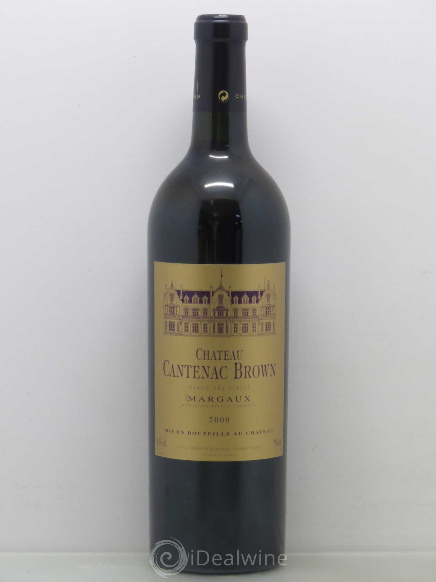 Château Cantenac Brown 3ème Grand Cru Classé 2000 - Lot de 1 bouteille - 0