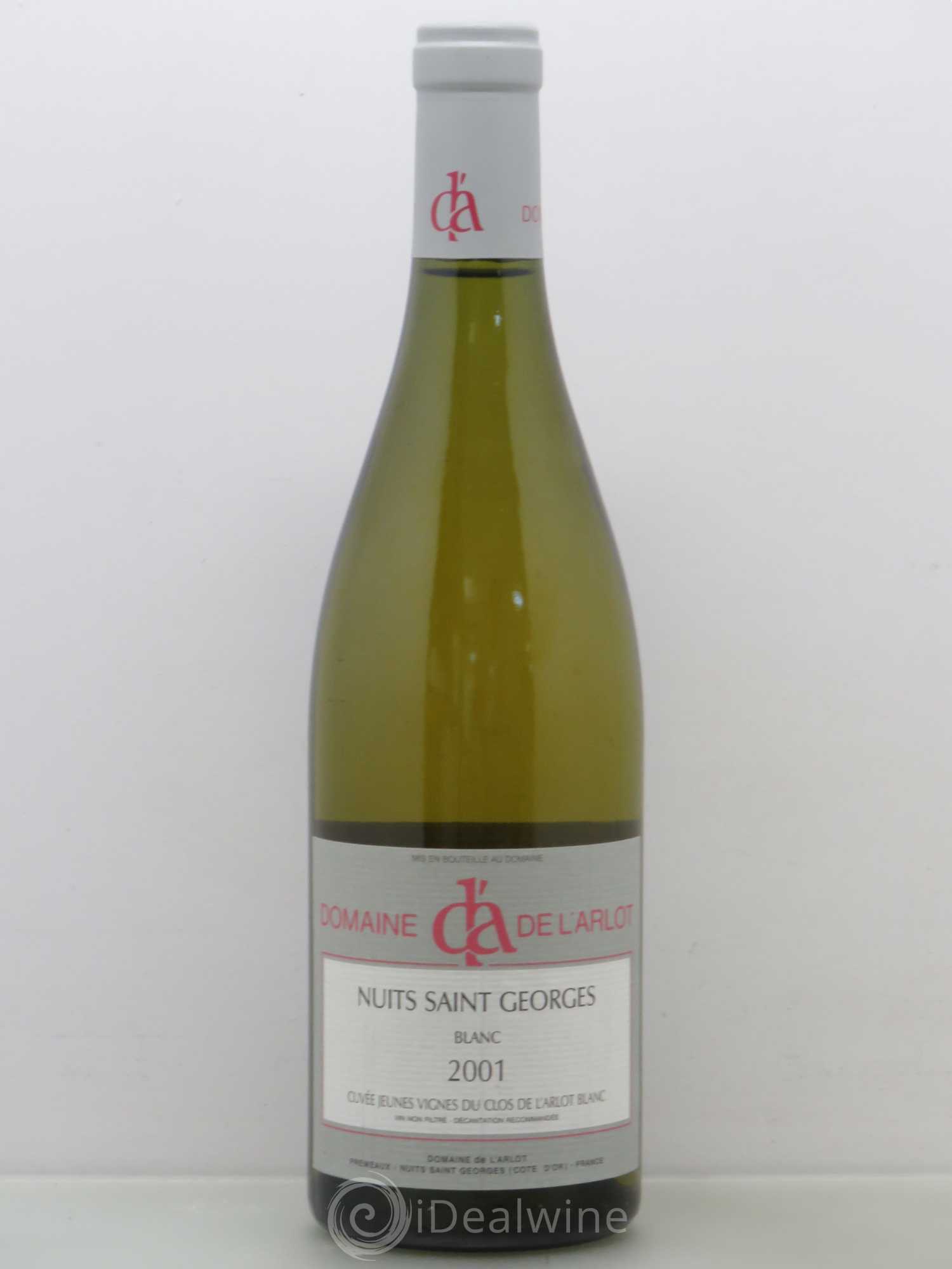 Nuits-Saint-Georges Jeunes Vignes du Clos Domaine de l'Arlot 2001 - Posten von 1 Flasche - 0