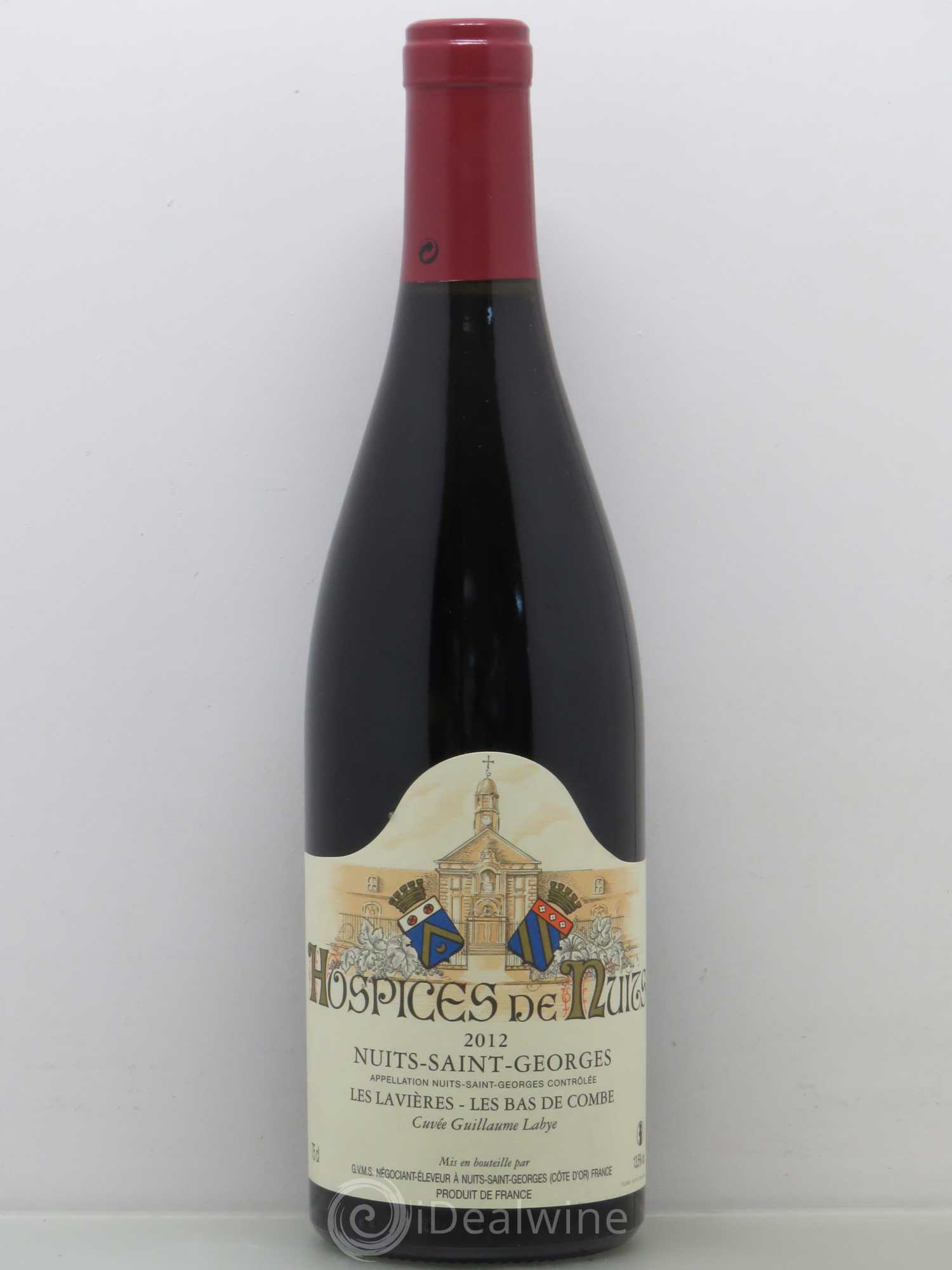 Nuits-Saint-Georges 1er Cru Hospice de Nuits Les Lavieres Les Bas De Combe 2012 - Lot de 1 bouteille - 0