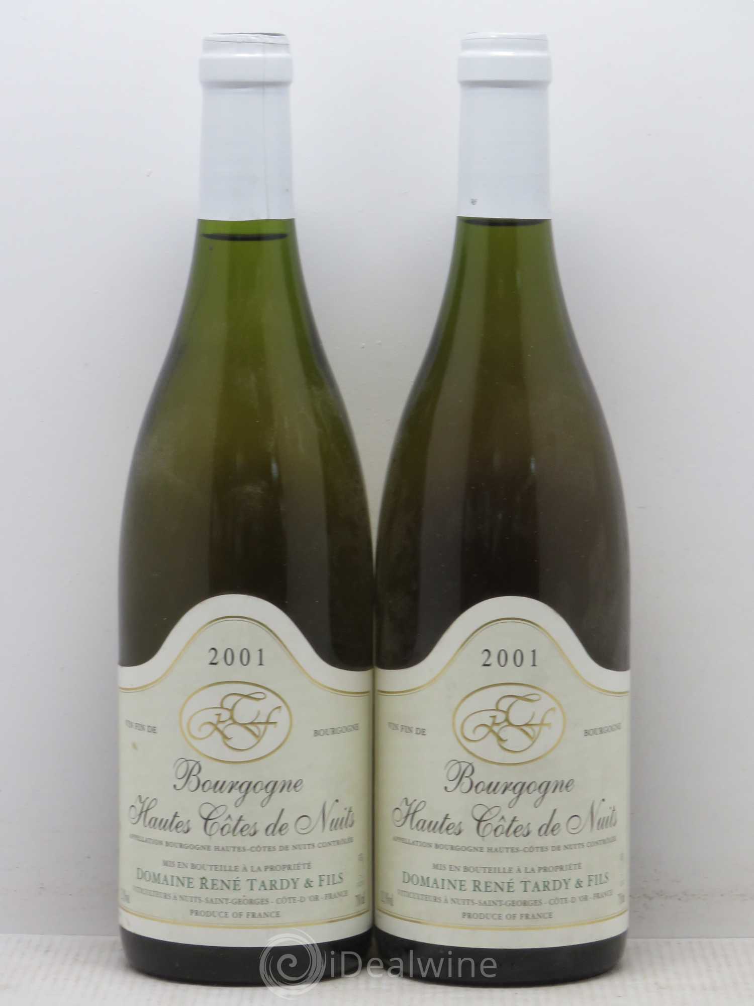 Hautes-Côtes de Nuits Rene Tardy 2001 - Lot of 2 bottles - 0
