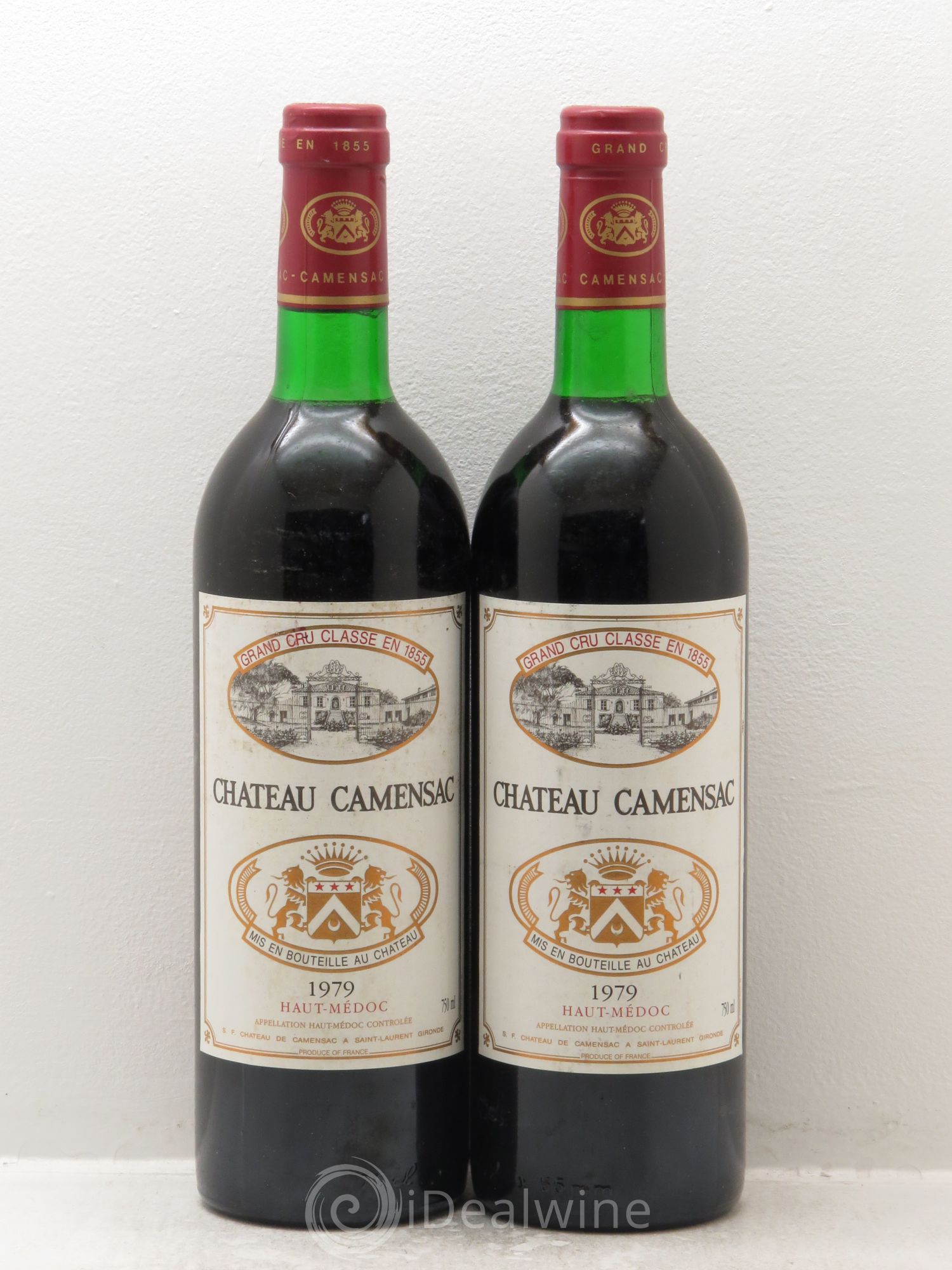 Château Camensac 5ème Grand Cru Classé 1979 - Lot de 2 bouteilles - 0