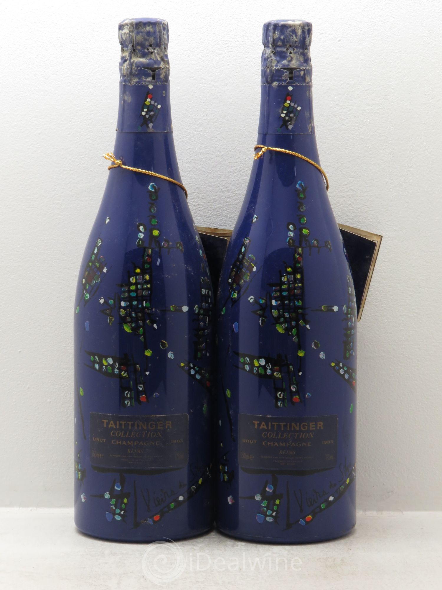 1983 - Collection Viera da Silva Taittinger 1983 - Lot de 2 bouteilles - 0