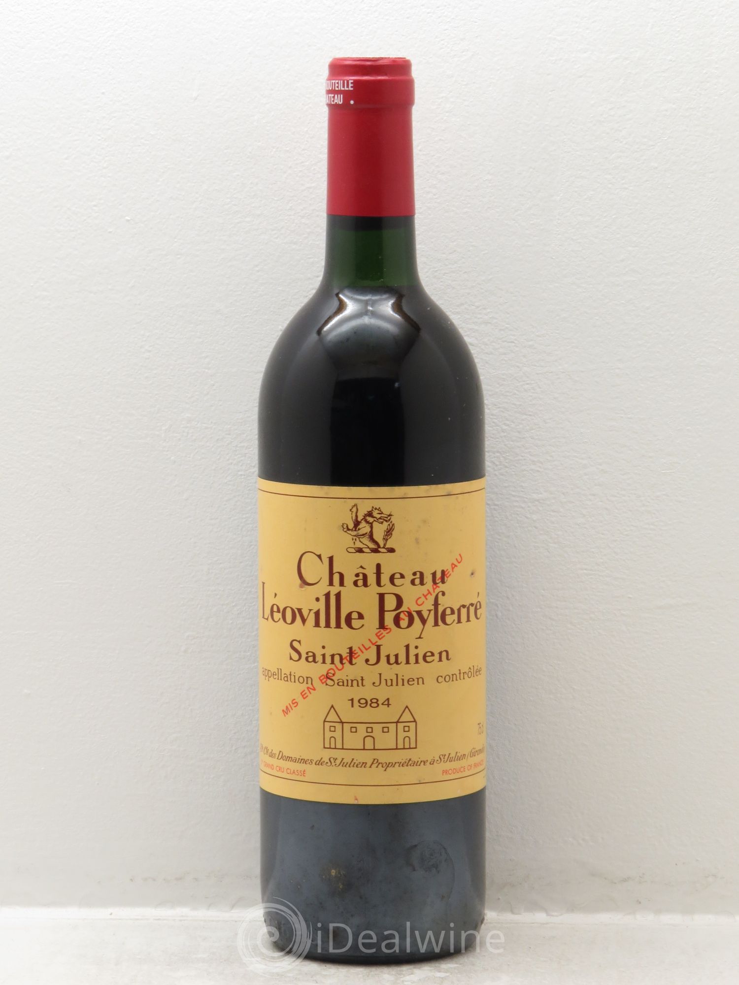 Château Léoville Poyferré 2ème Grand Cru Classé 1984 - Lot de 1 bouteille - 0