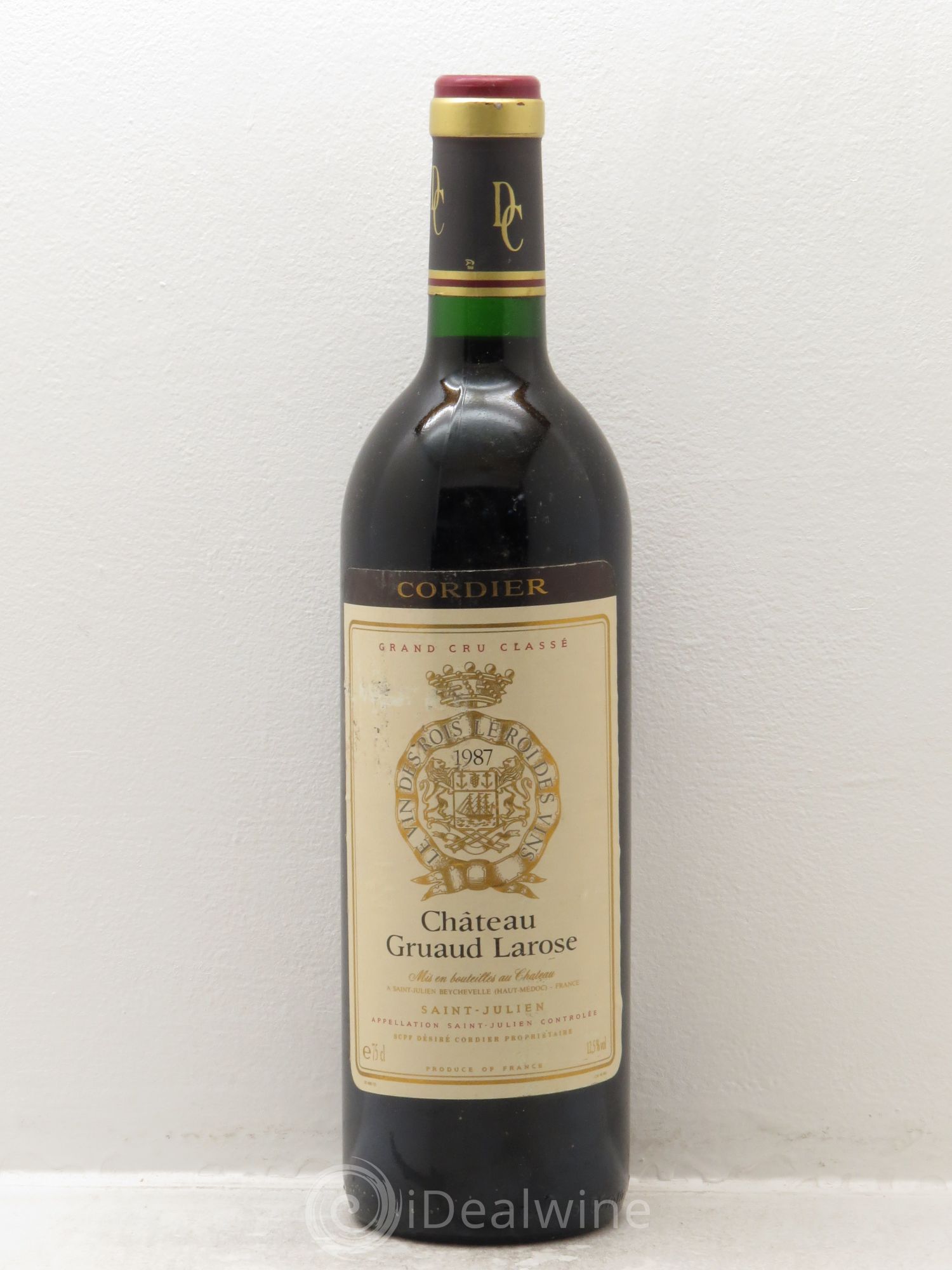 Château Gruaud Larose 2ème Grand Cru Classé 1987 - Lot de 1 bouteille - 0