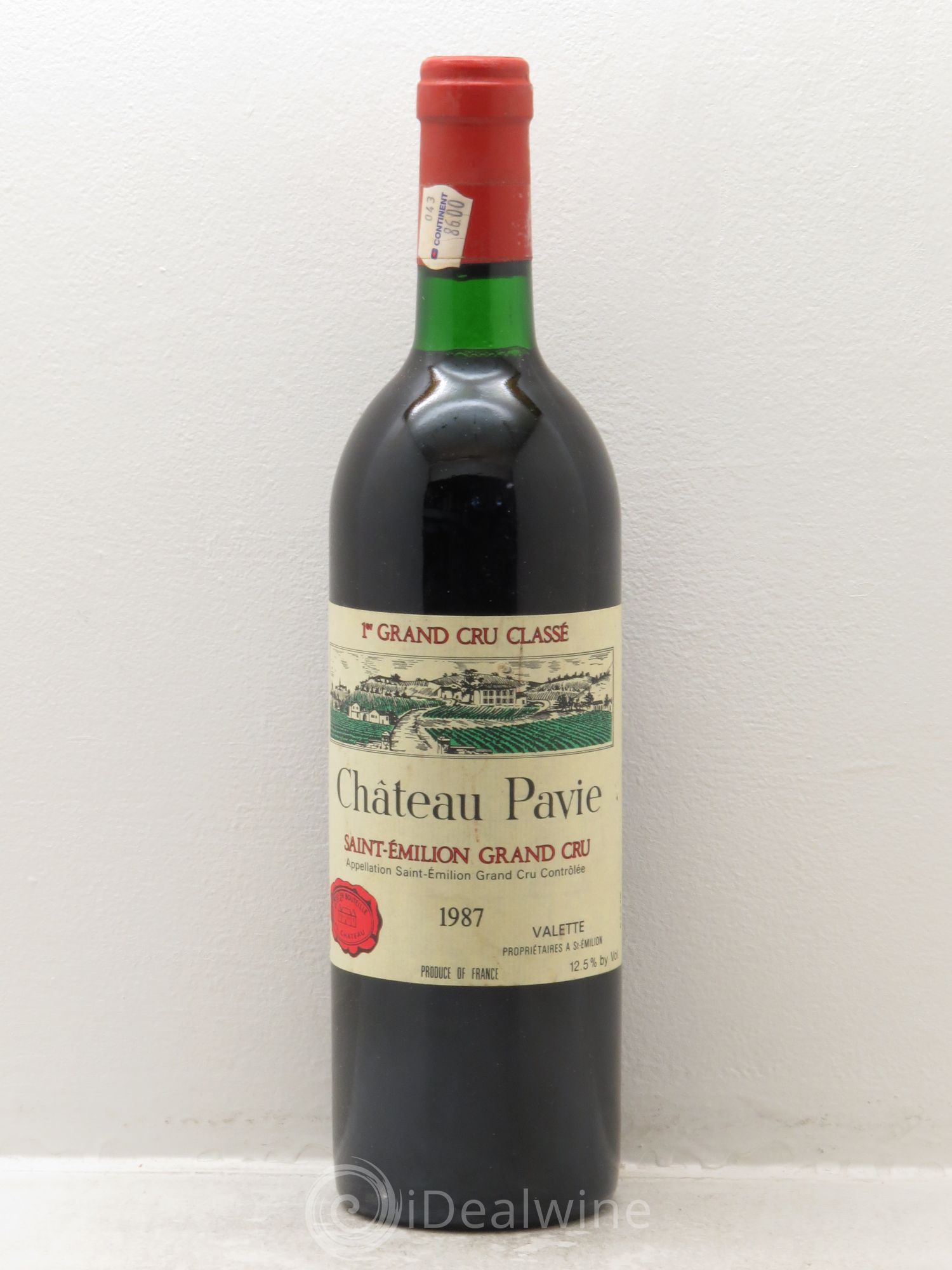 Château Pavie 1er Grand Cru Classé A 1987 - Lot de 1 bouteille - 0