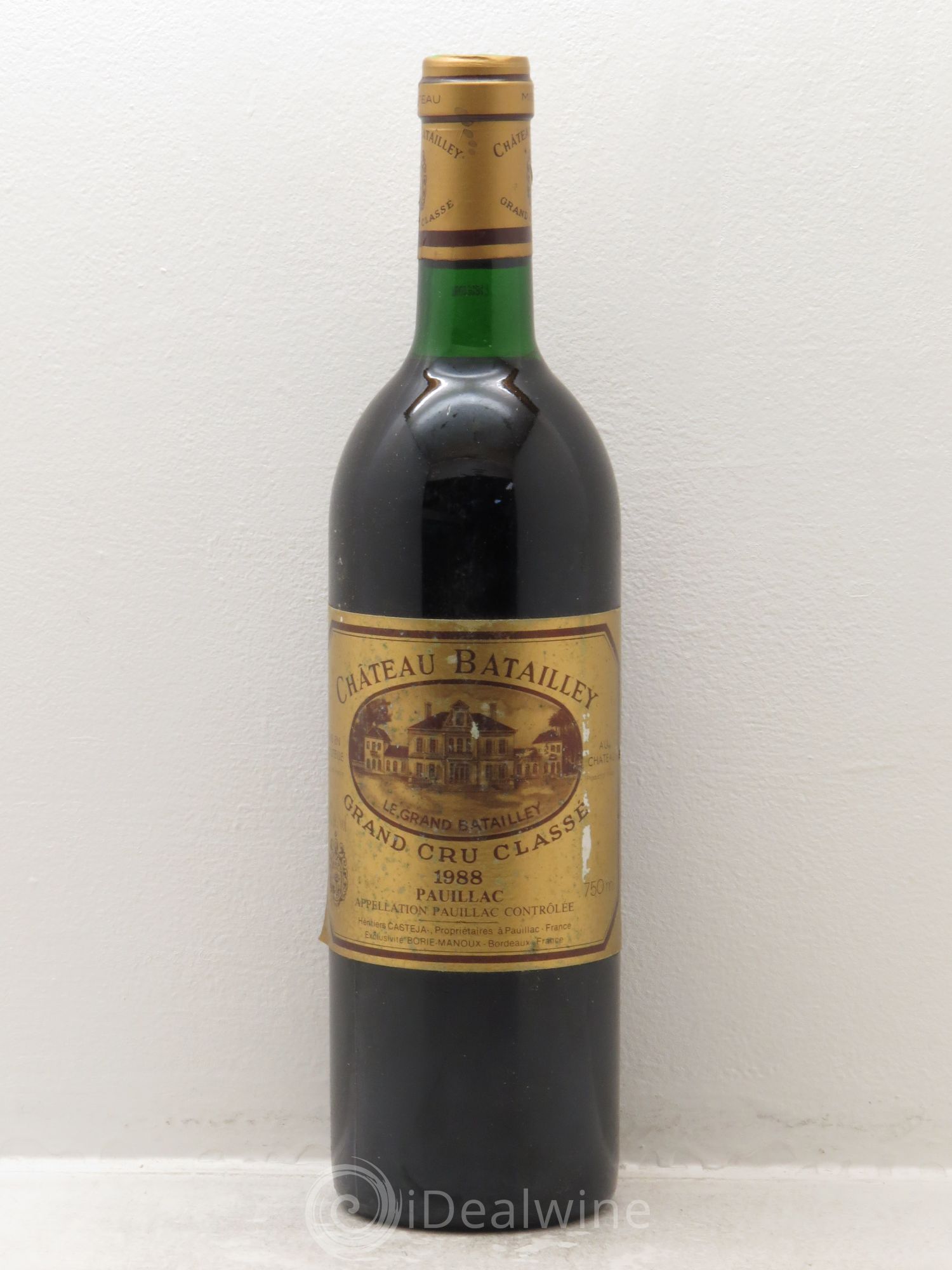 Château Batailley 5ème Grand Cru Classé 1988 - Lot de 1 bouteille - 0