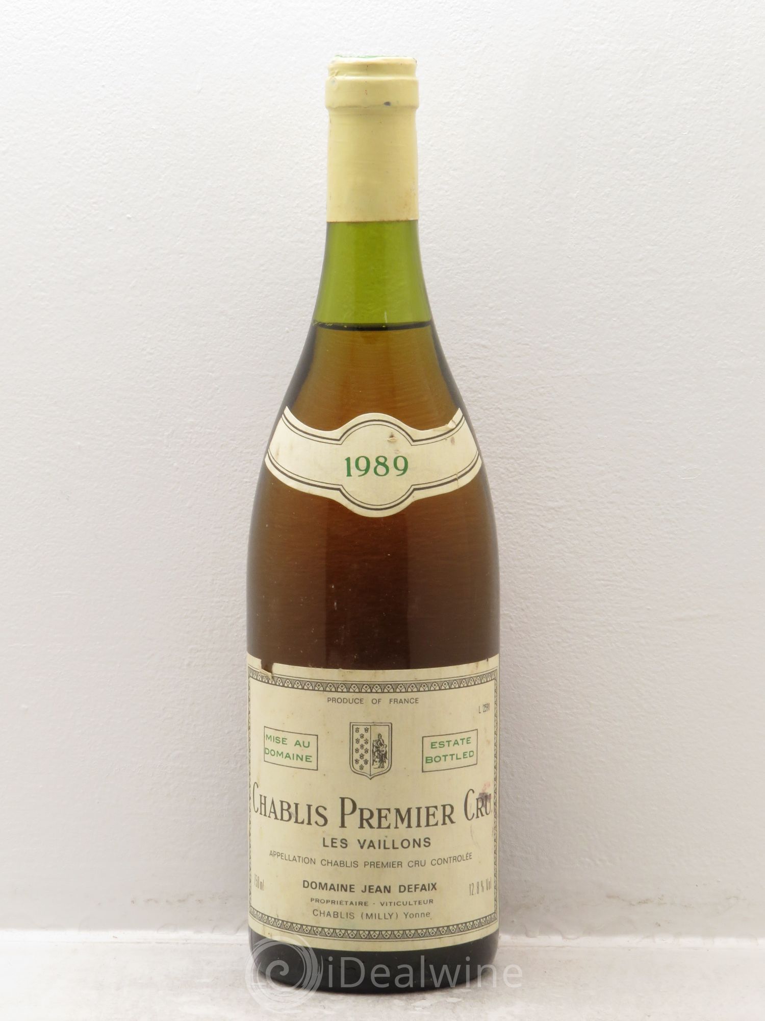 Chablis 1er Cru 1989 - Lot de 1 bouteille - 0