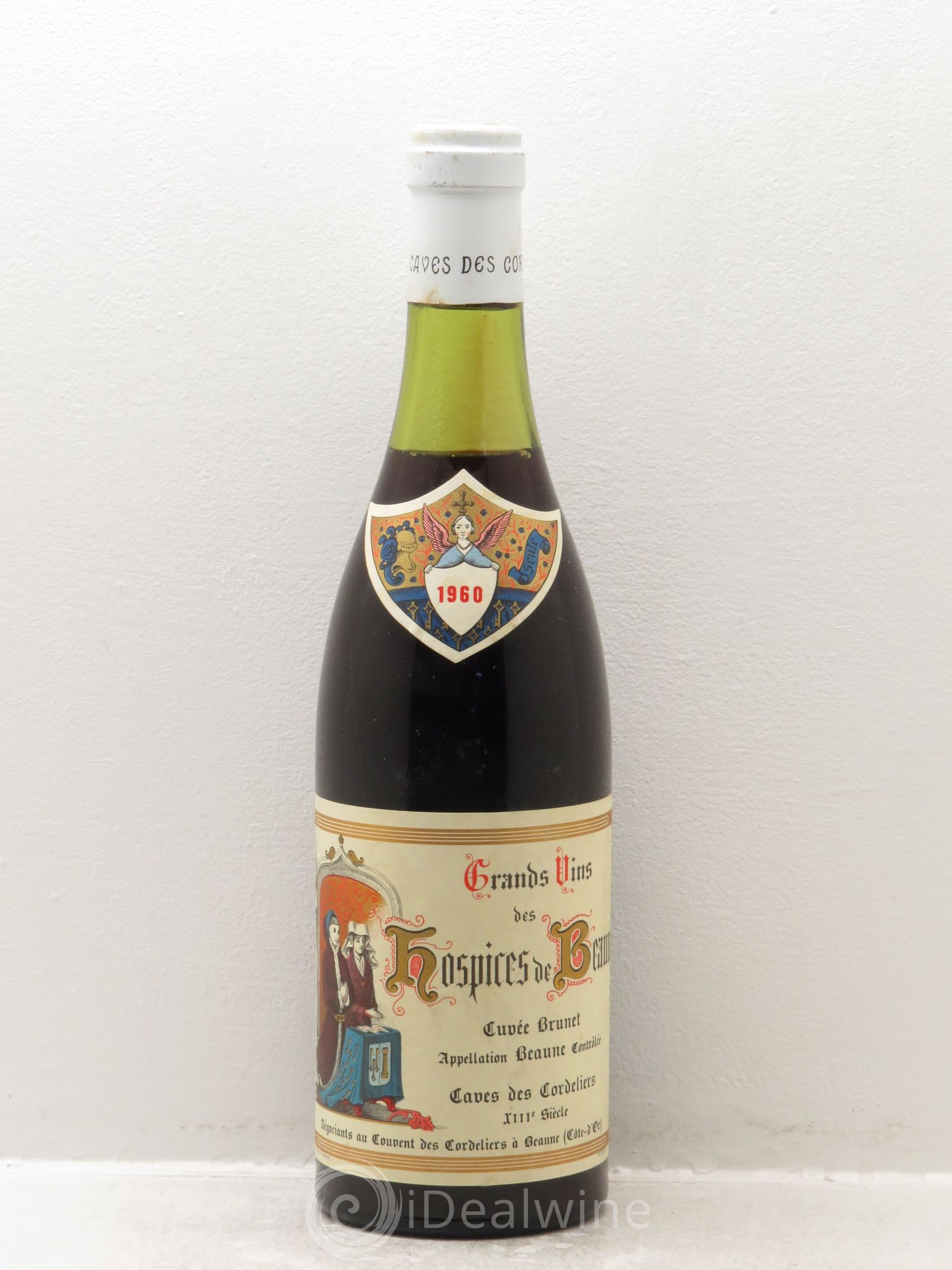 Beaune cuvée brunet caves des cordeliers 1960 - Posten von 1 Flasche - 0