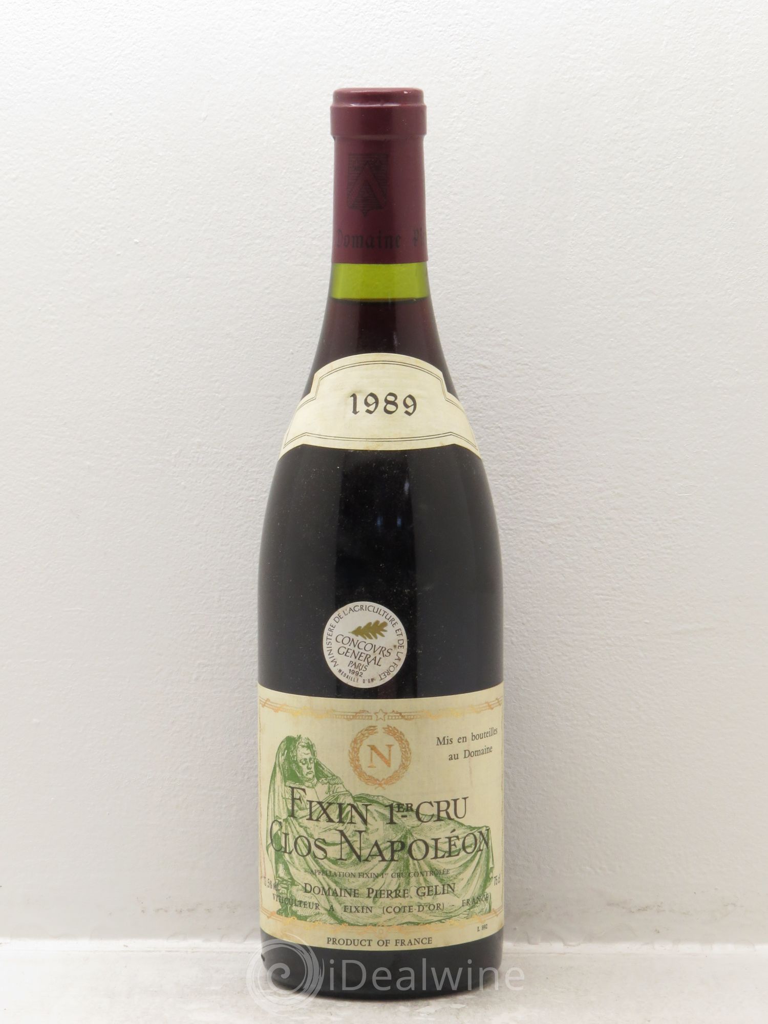 Fixin 1er Cru 1989 - Lot de 1 bouteille - 0
