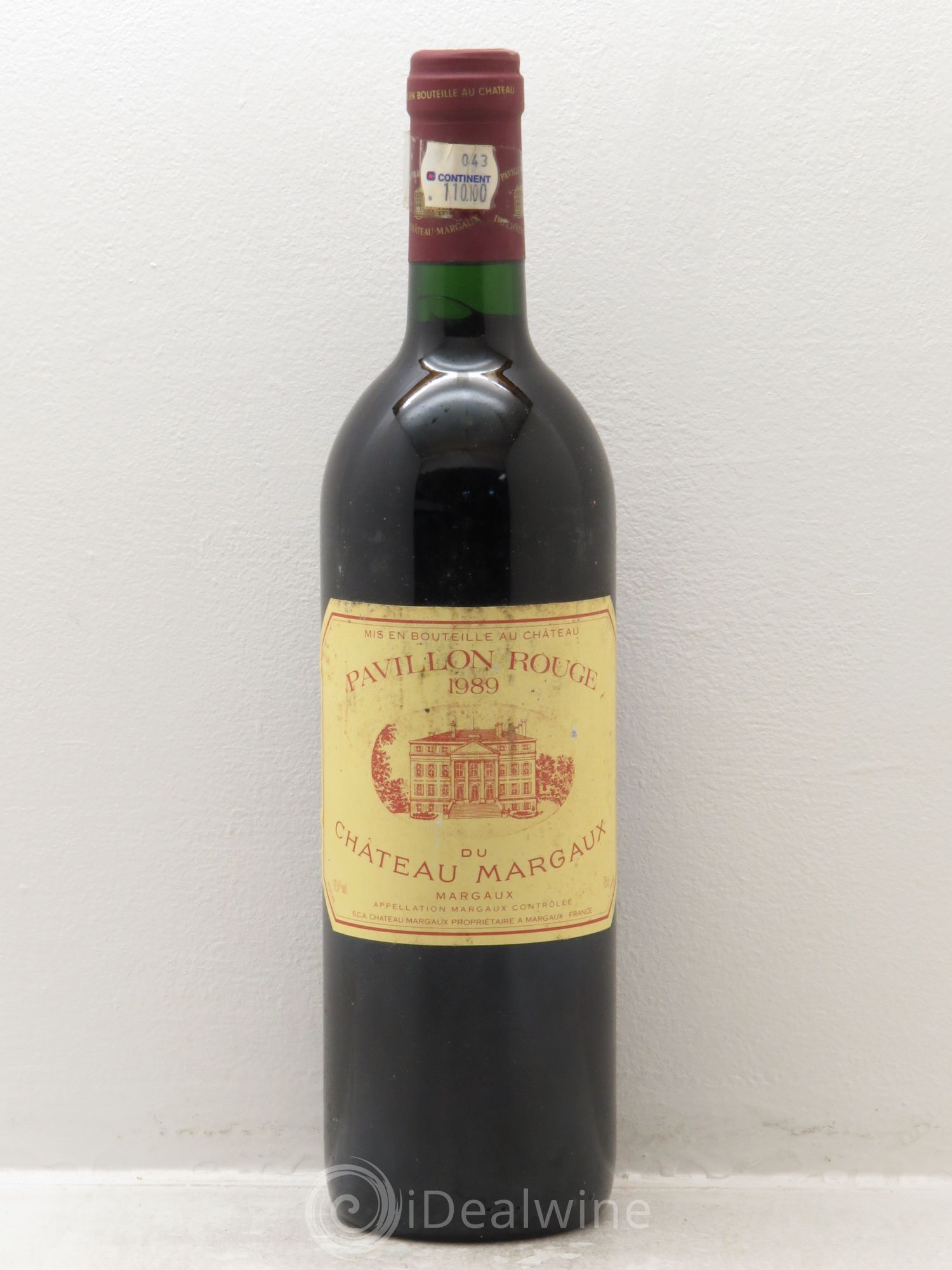 Pavillon Rouge du Château Margaux Second Vin 1989 - Lot de 1 bouteille - 0