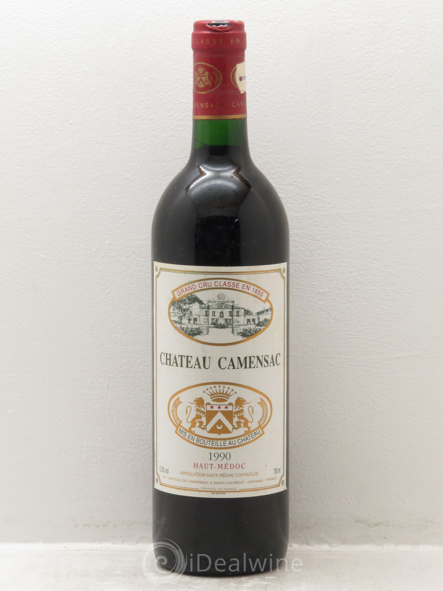 Château Camensac 5ème Grand Cru Classé 1990 - Lot de 1 bouteille - 0