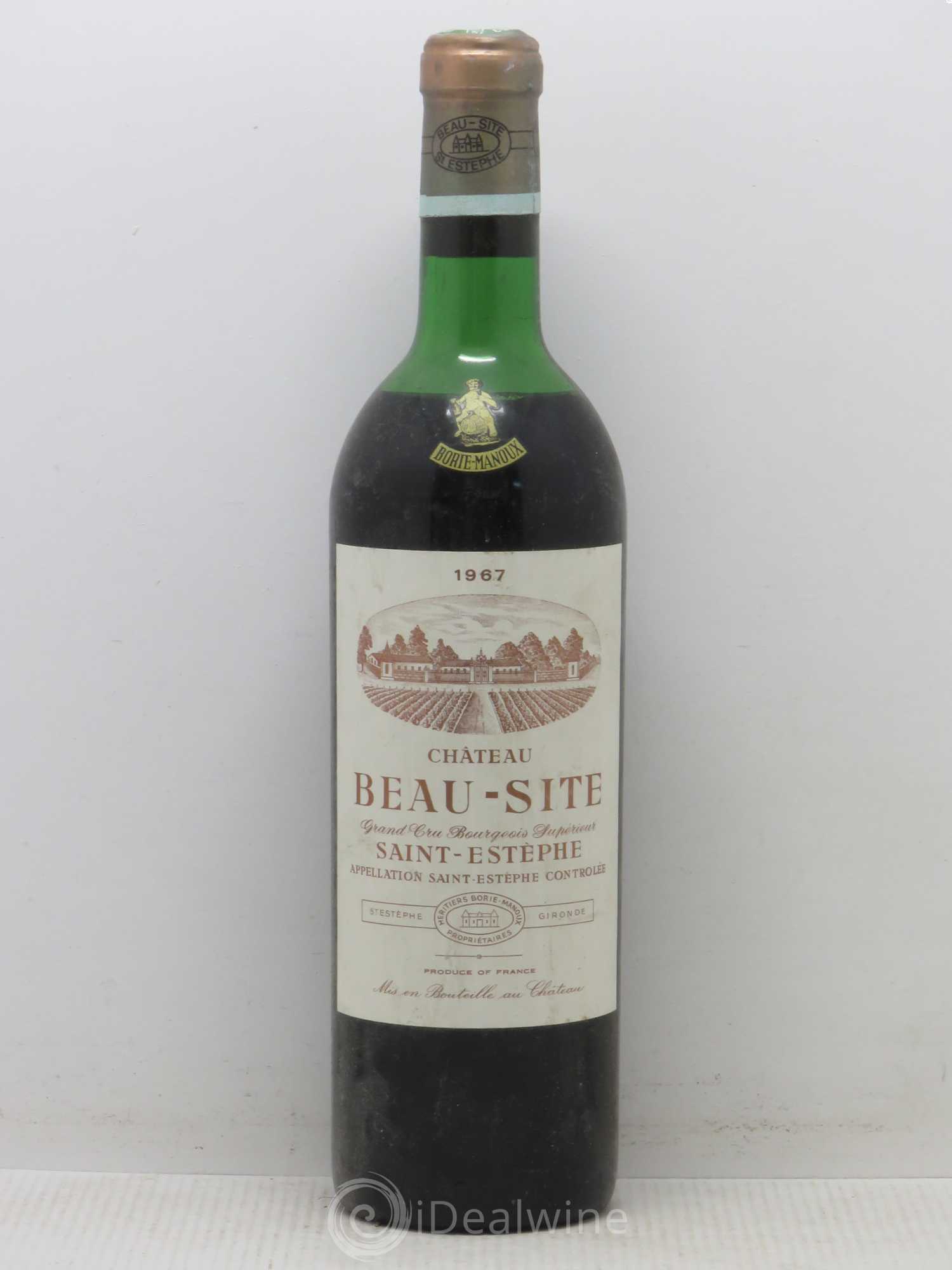 Château Beau Site Cru Bourgeois 1967 - Lot de 1 bouteille - 0