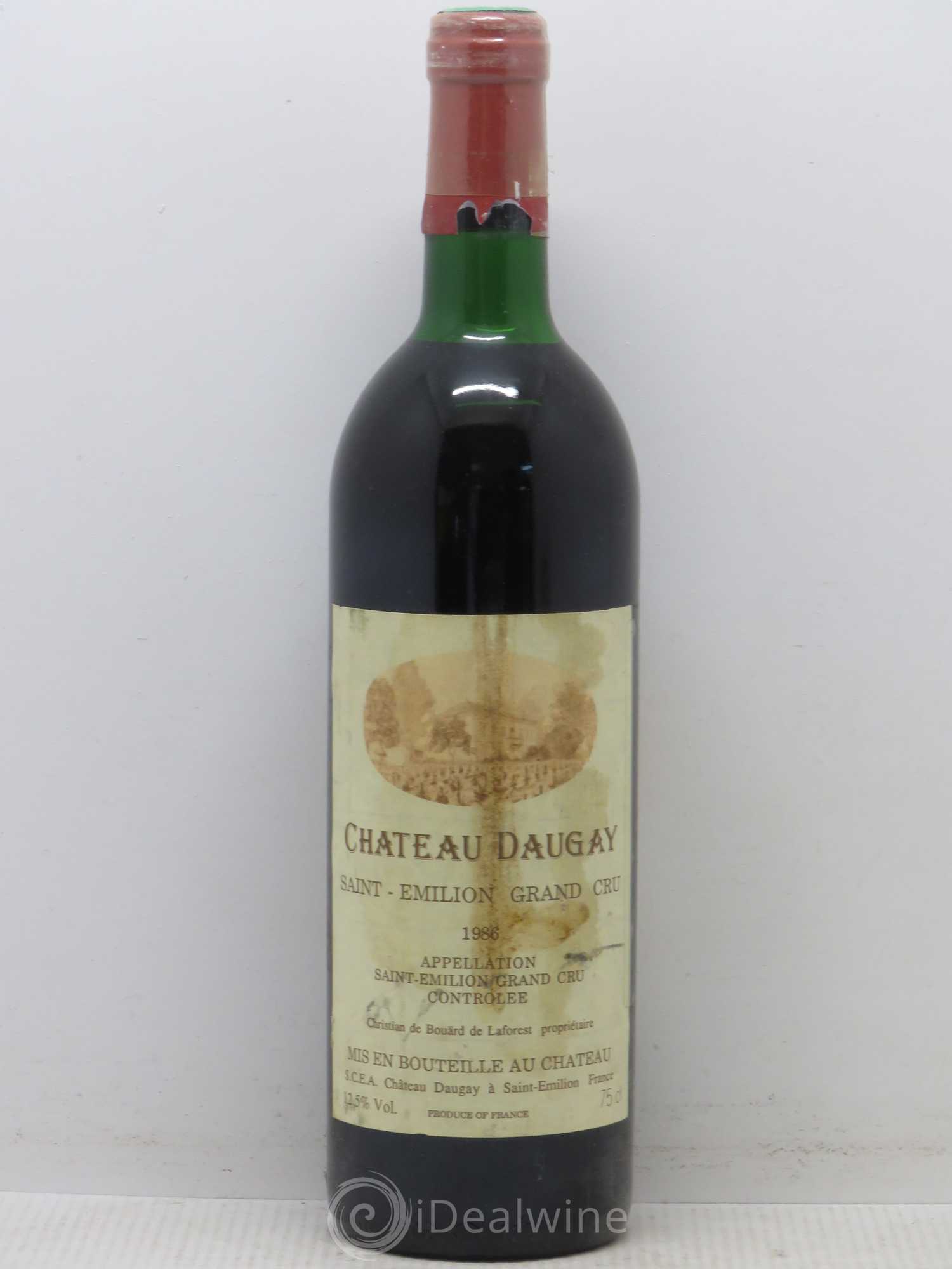 Château Daugay 1986 - Lot de 1 bouteille - 0