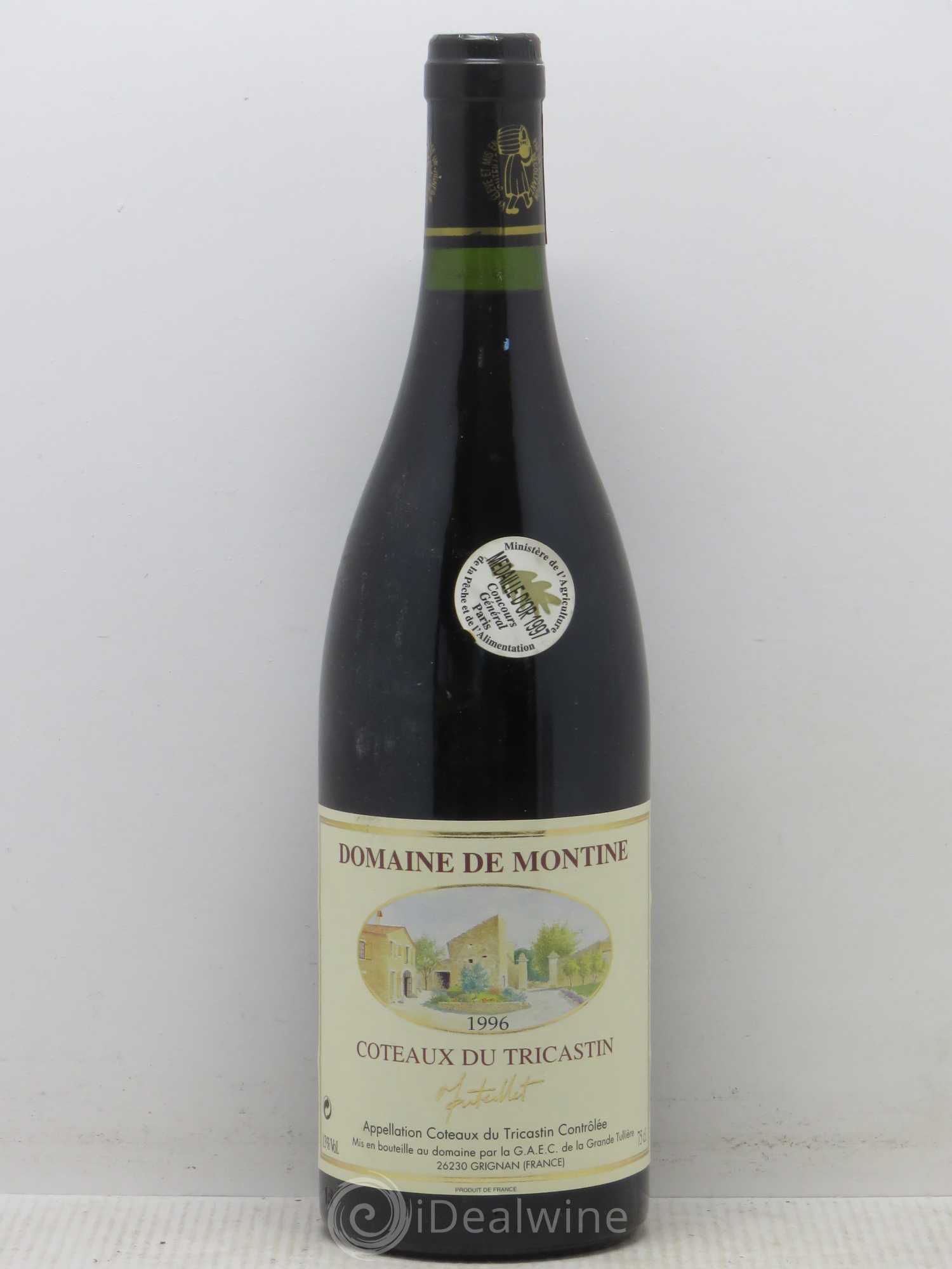 Rhône Coteaux Du Tricastin Domaine De Montine (sans prix de réserve) 1996 - Posten von 1 Flasche - 0