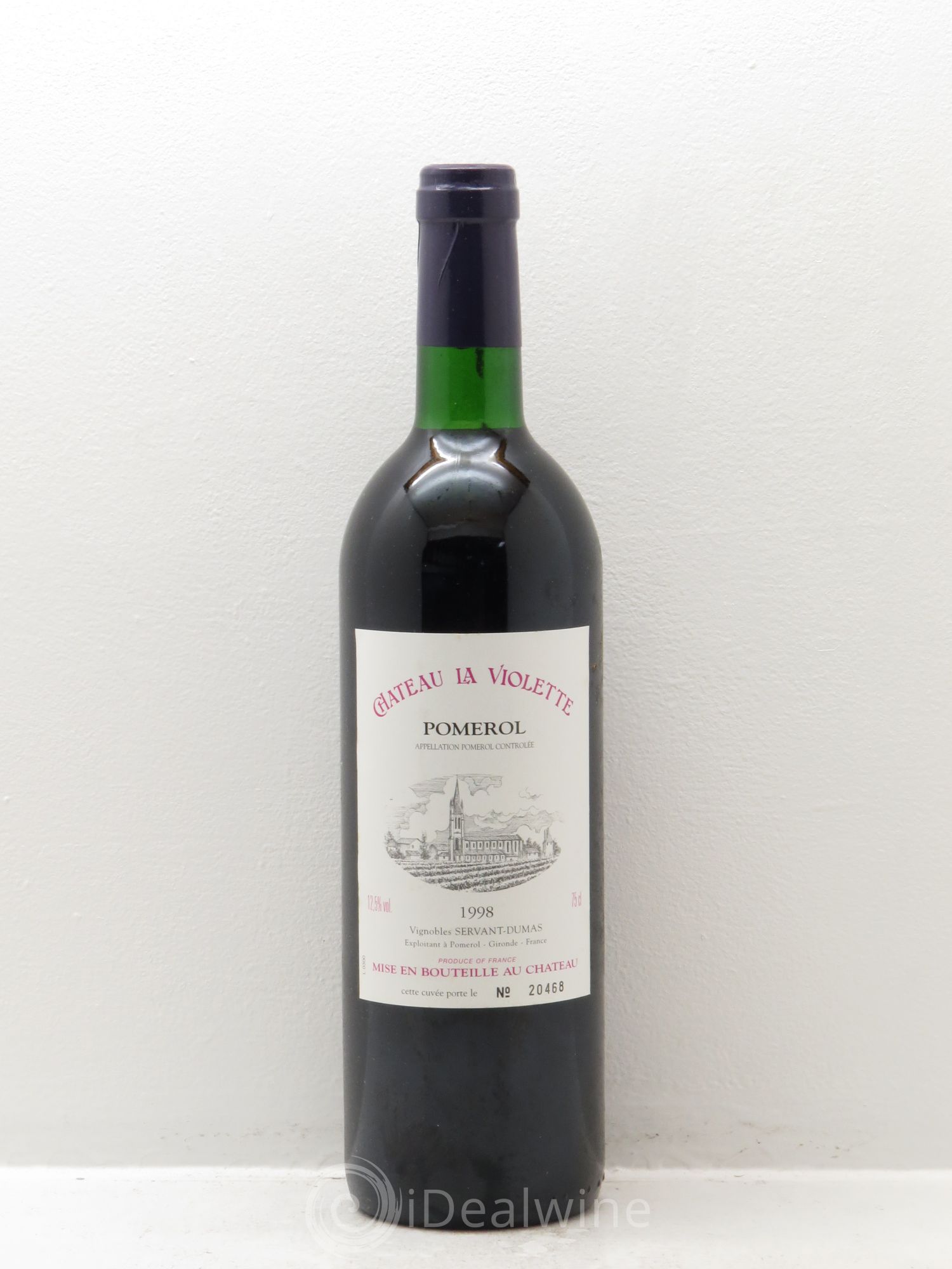 Château la Violette 1998 - Lot de 6 bouteilles - 0