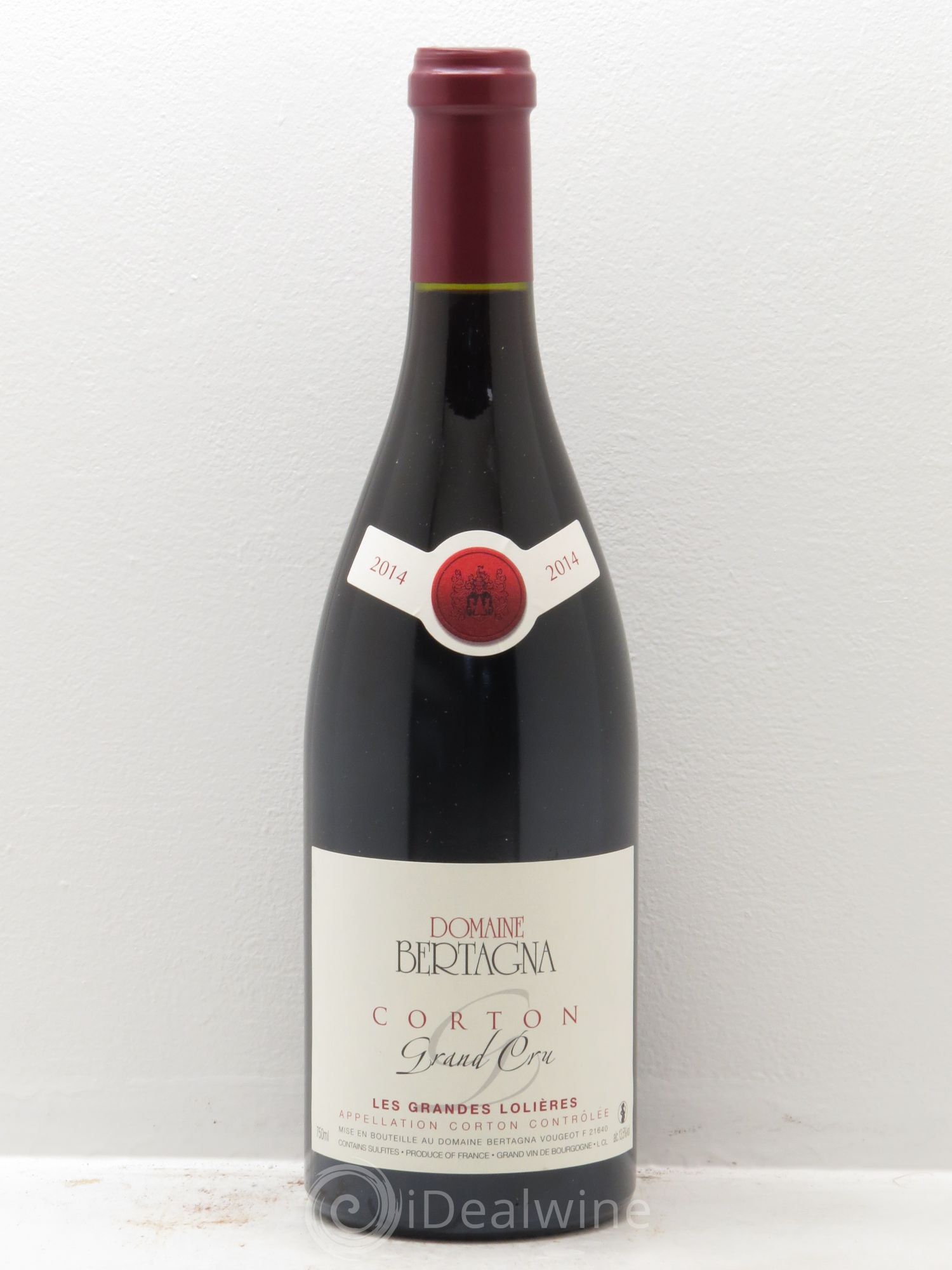 Corton Grand Cru Les Grandes Lolières Bertagna 2014 - Lot de 1 bouteille - 0