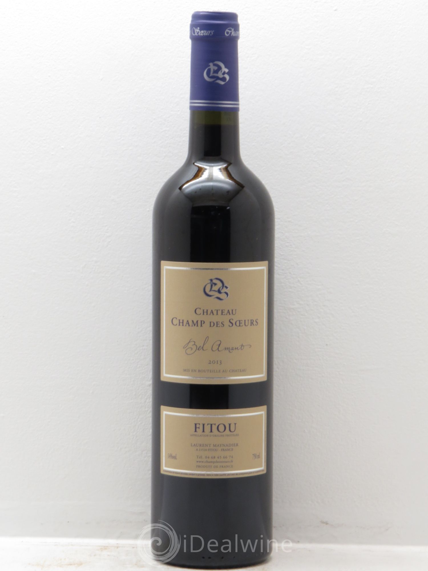Fitou Bel Amant Champ des Soeurs 2013 - Lot de 1 bouteille - 0