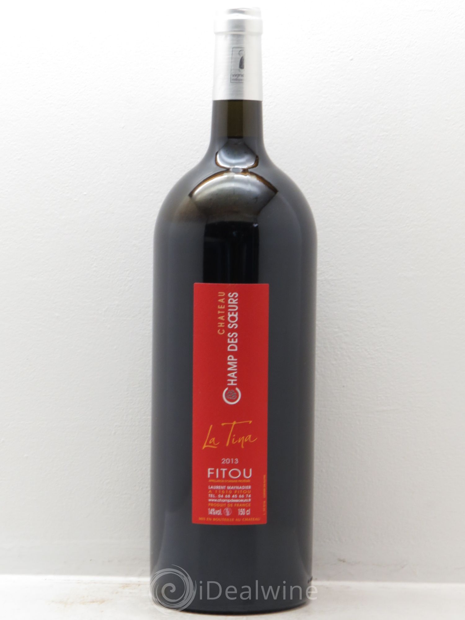 Fitou La Tina Champ des Soeurs 2013 - Lot de 1 magnum - 0