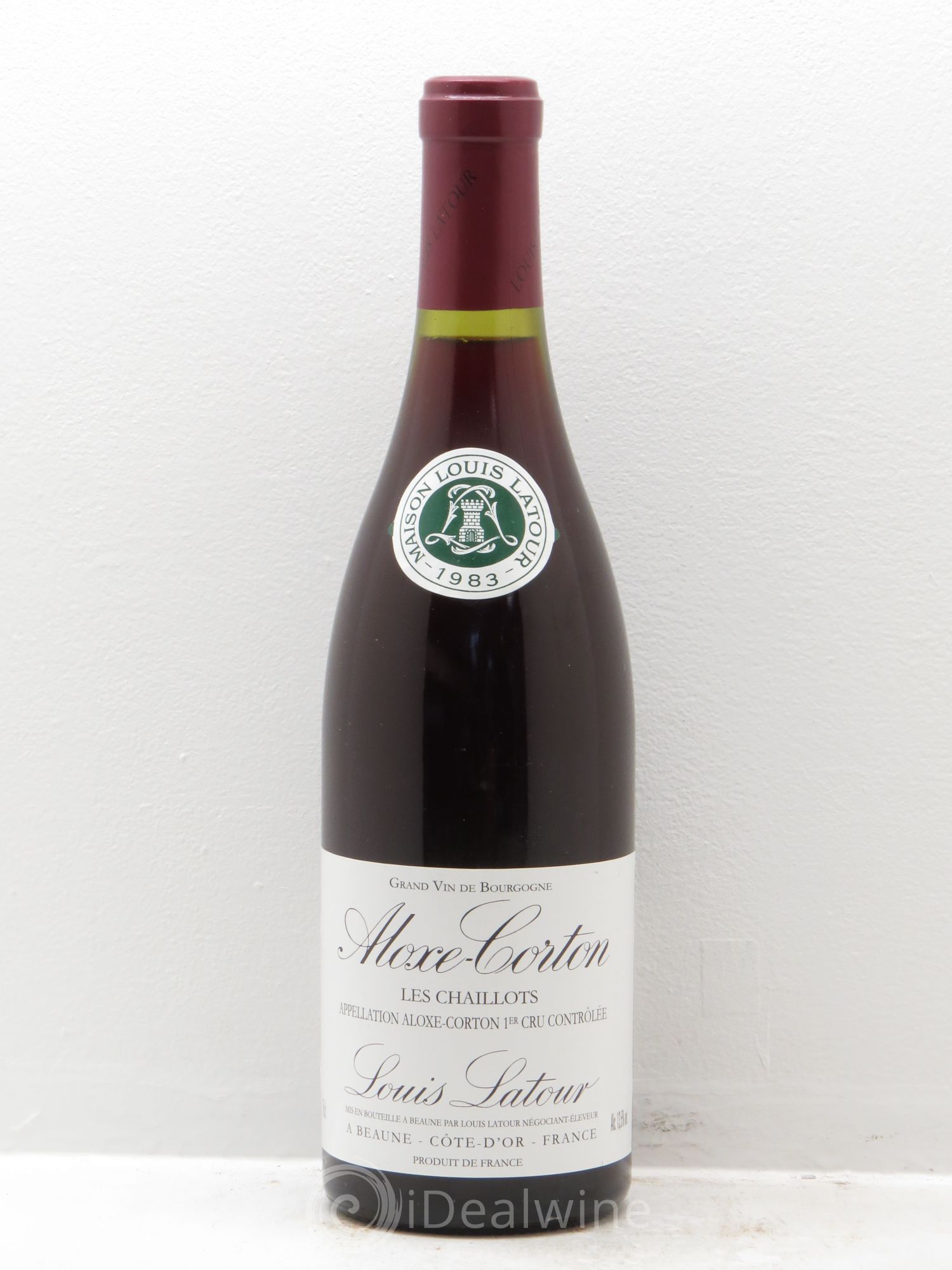 Aloxe-Corton 1er Cru Les Chaillots Louis Latour 1983 - Lot de 1 bouteille - 0