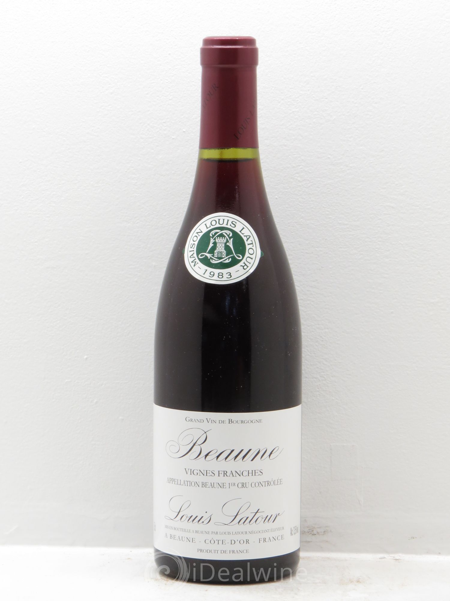 Beaune 1er Cru Vignes Franches Louis Latour 1983 - Lot de 1 bouteille - 0
