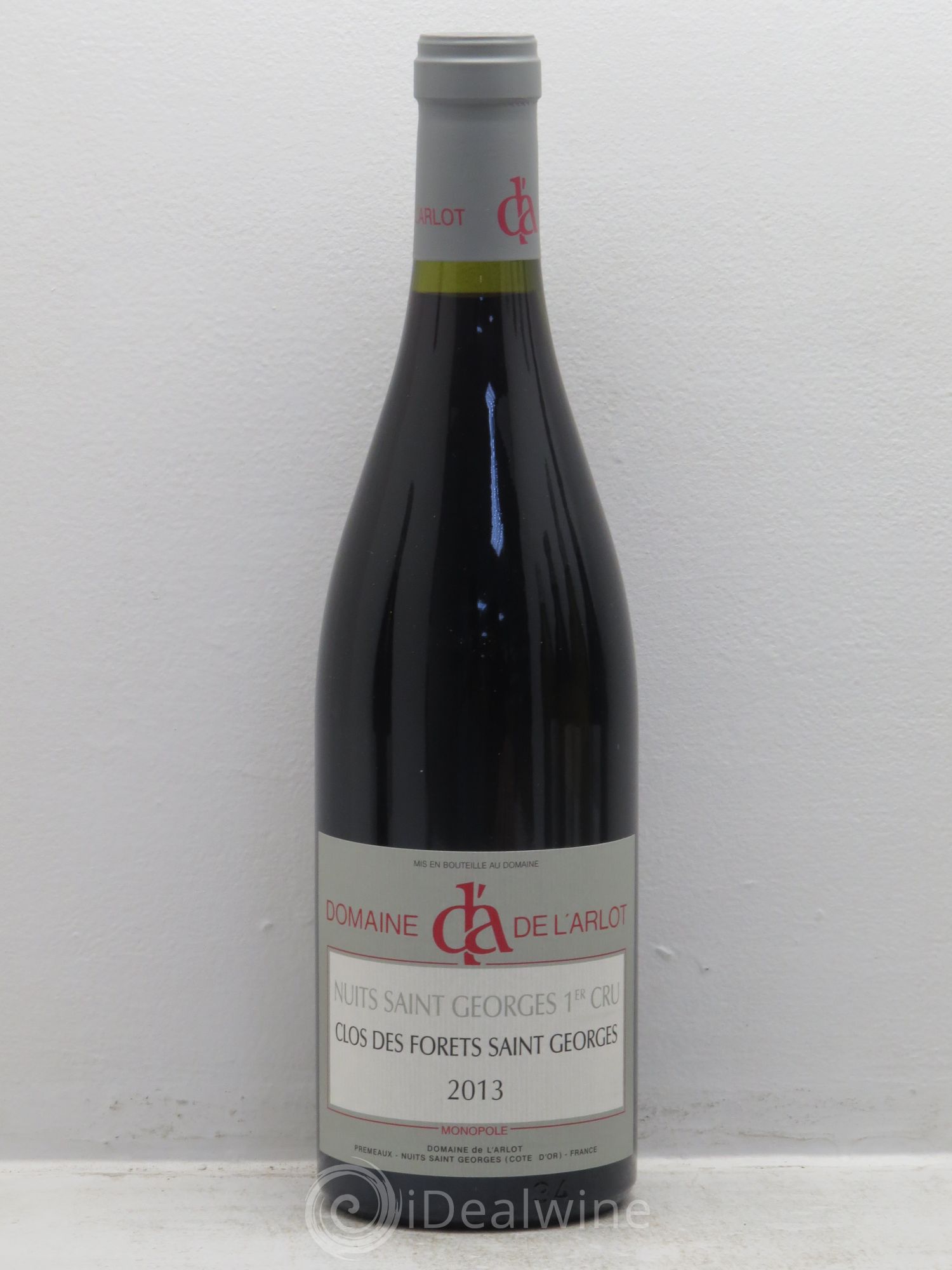 Nuits-Saint-Georges 1er Cru Clos des Forêts Saint-Georges Domaine de l'Arlot 2013 - Lot de 1 bouteille - 0