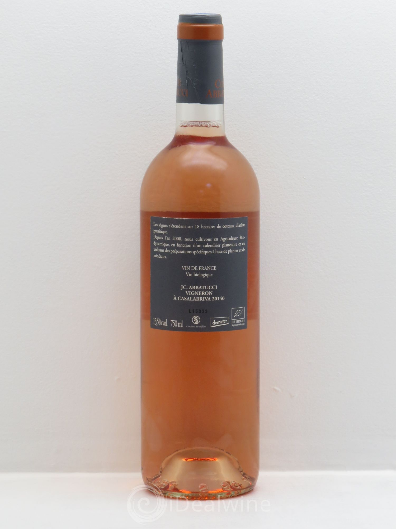 Vin de France Faustine Vieilles Vignes Comte Abbatucci (Domaine) 2015 - Posten von 1 Flasche - 1