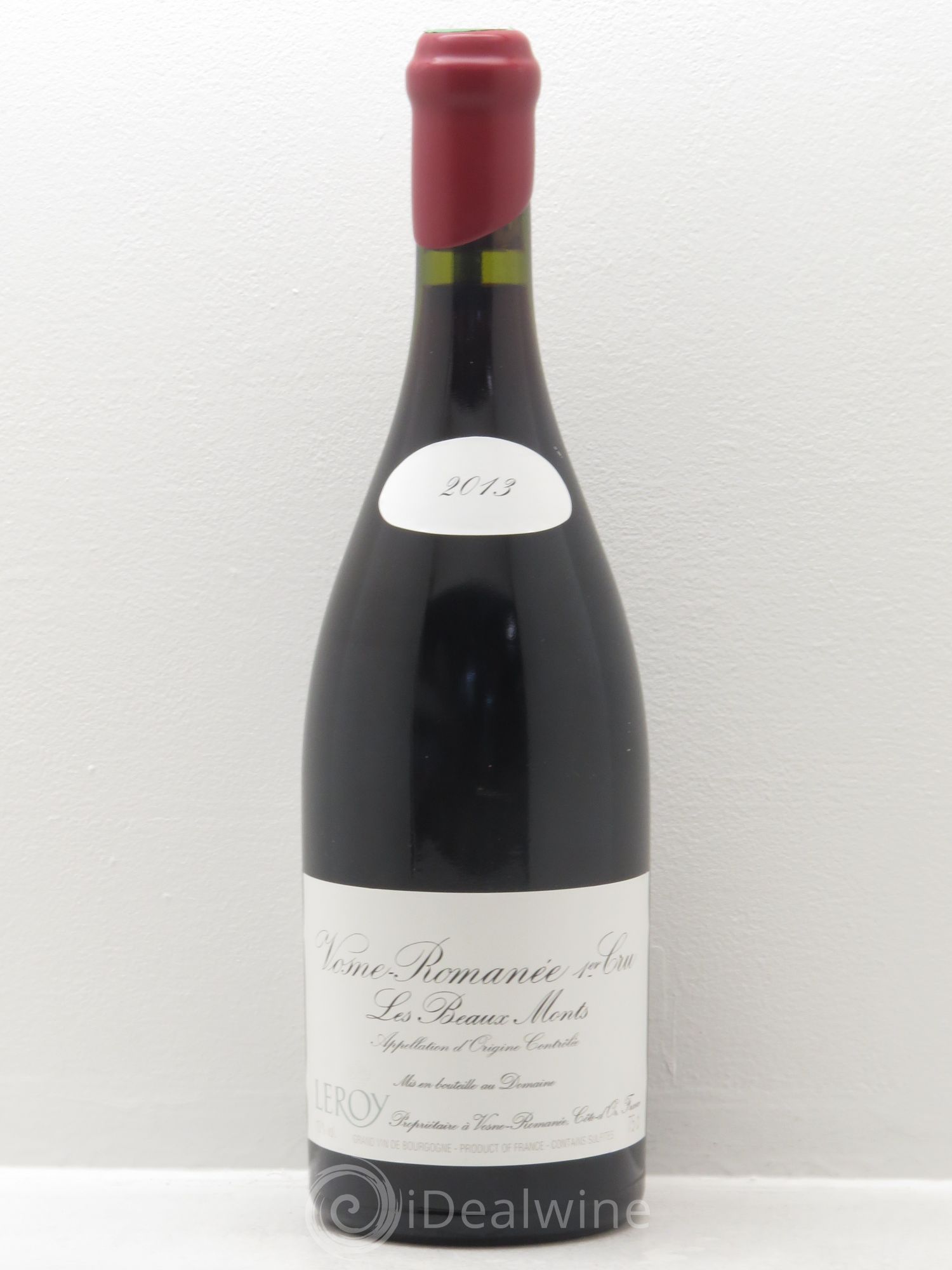 Vosne-Romanée 1er Cru Les Beaux-Monts Leroy (Domaine) 2013 - Lot de 1 bouteille - 0