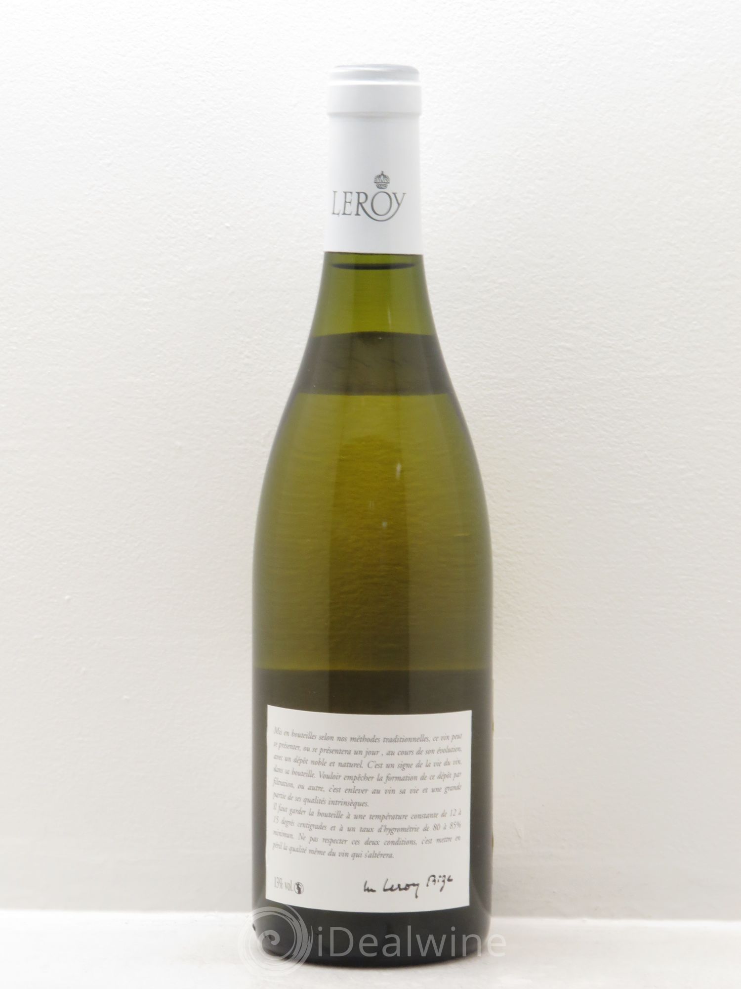 Puligny-Montrachet 1er Cru Les Folatières Leroy SA 2013 - Lot de 1 bouteille - 1